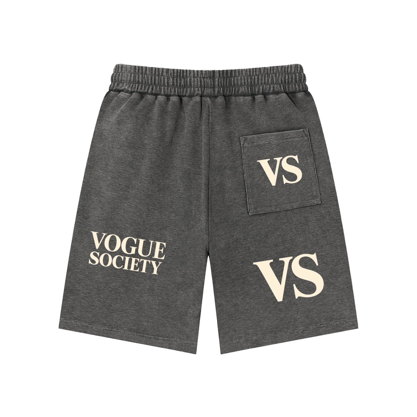 Mineral Wash Waffle Knit Shorts