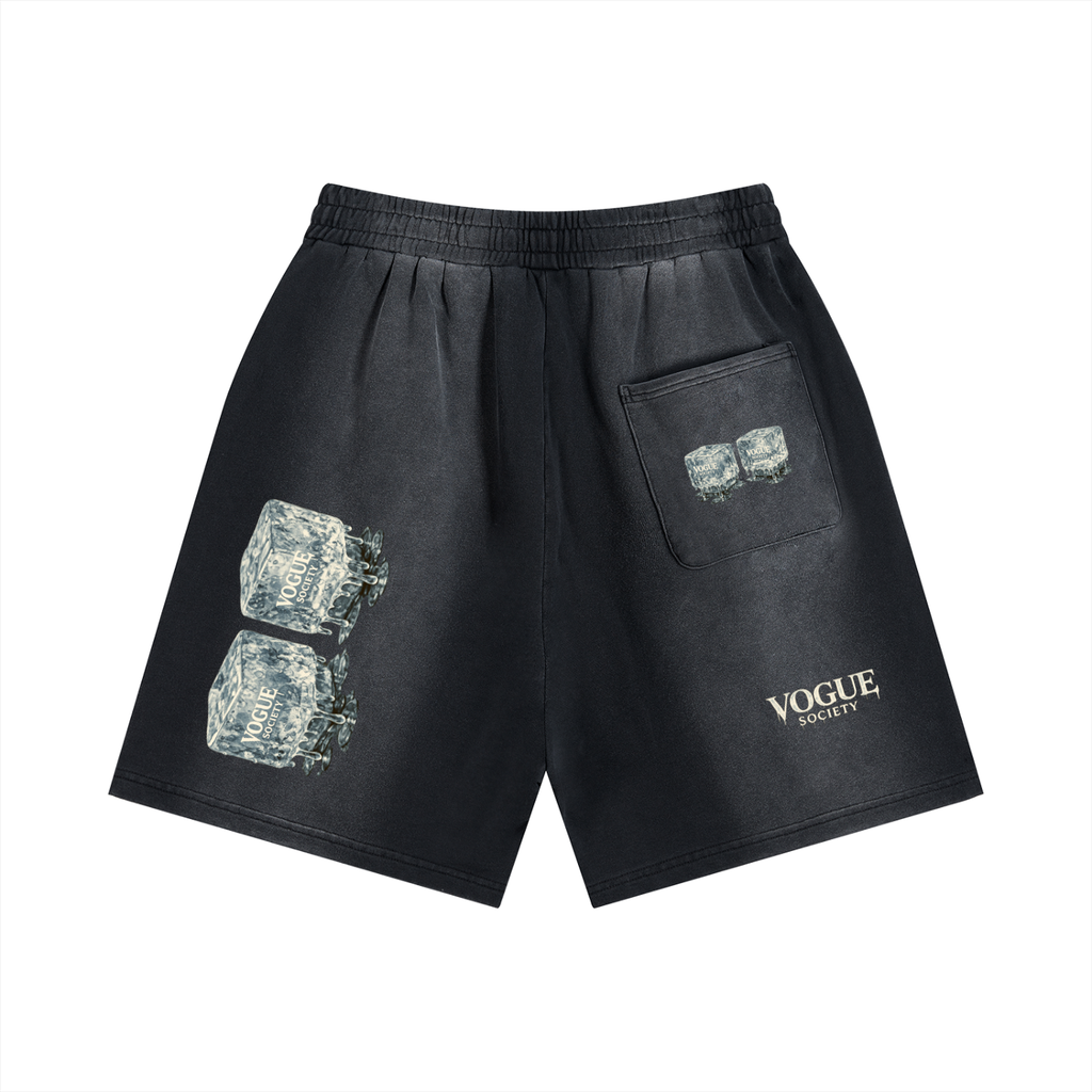 Sun Fade Distressed Shorts
