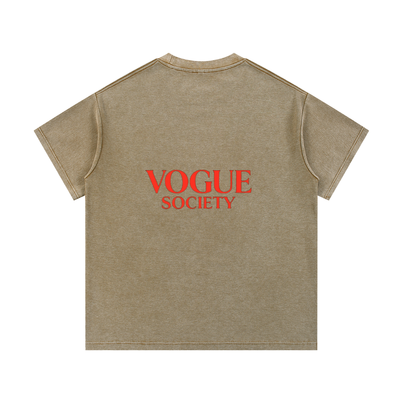 Mineral Wash Waffle Knit T-Shirt