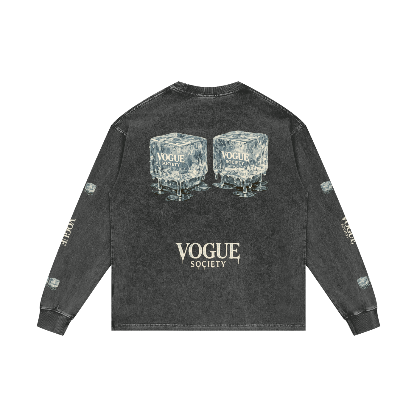 Acid Wash Oversize Long Sleeve T-Shirt (Copy)