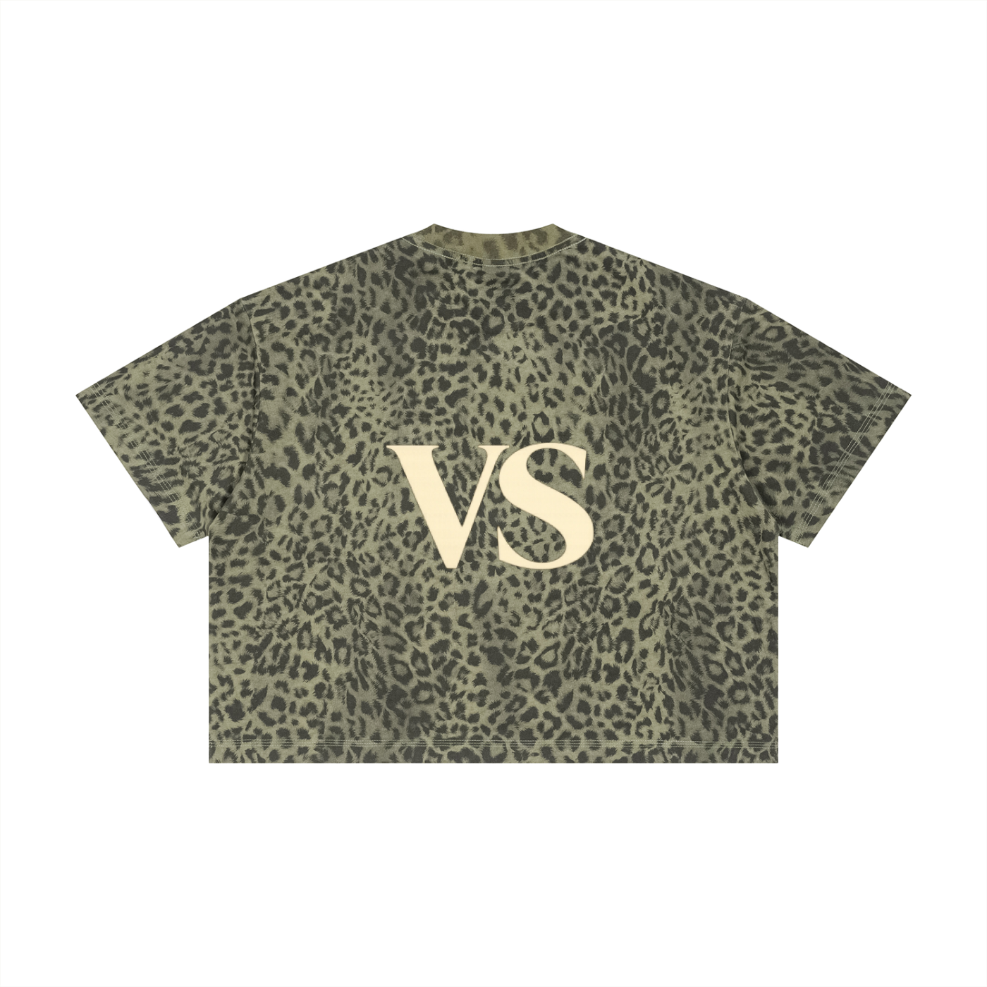 Unisex Leopard Print Boxy T-Shirt