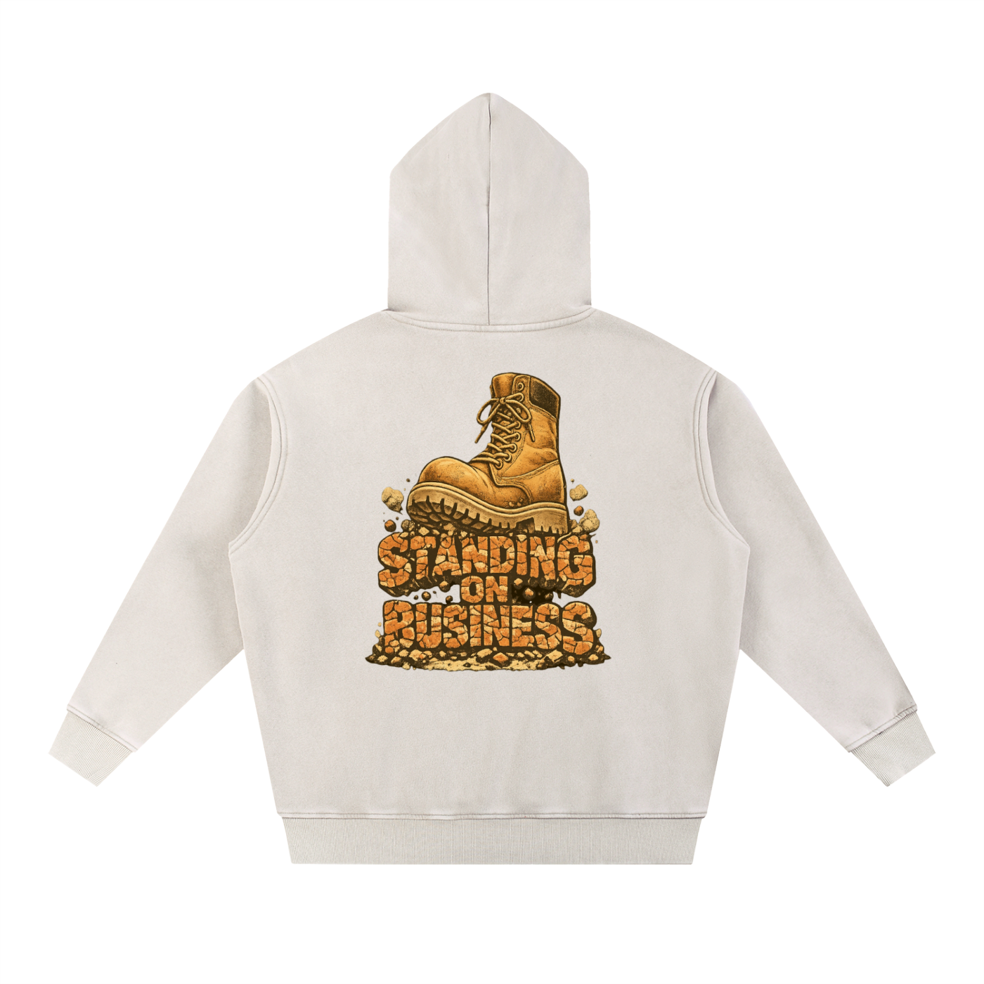 Snow Wash Fleece Oversize Hoodie