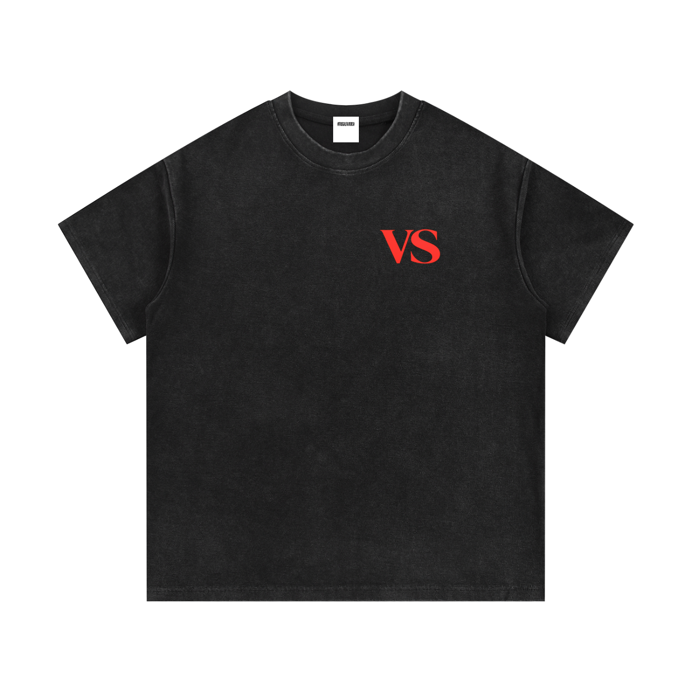Mineral Wash Waffle Knit T-Shirt