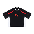 Unisex Oversized Color Block V-Neck T-Shirt