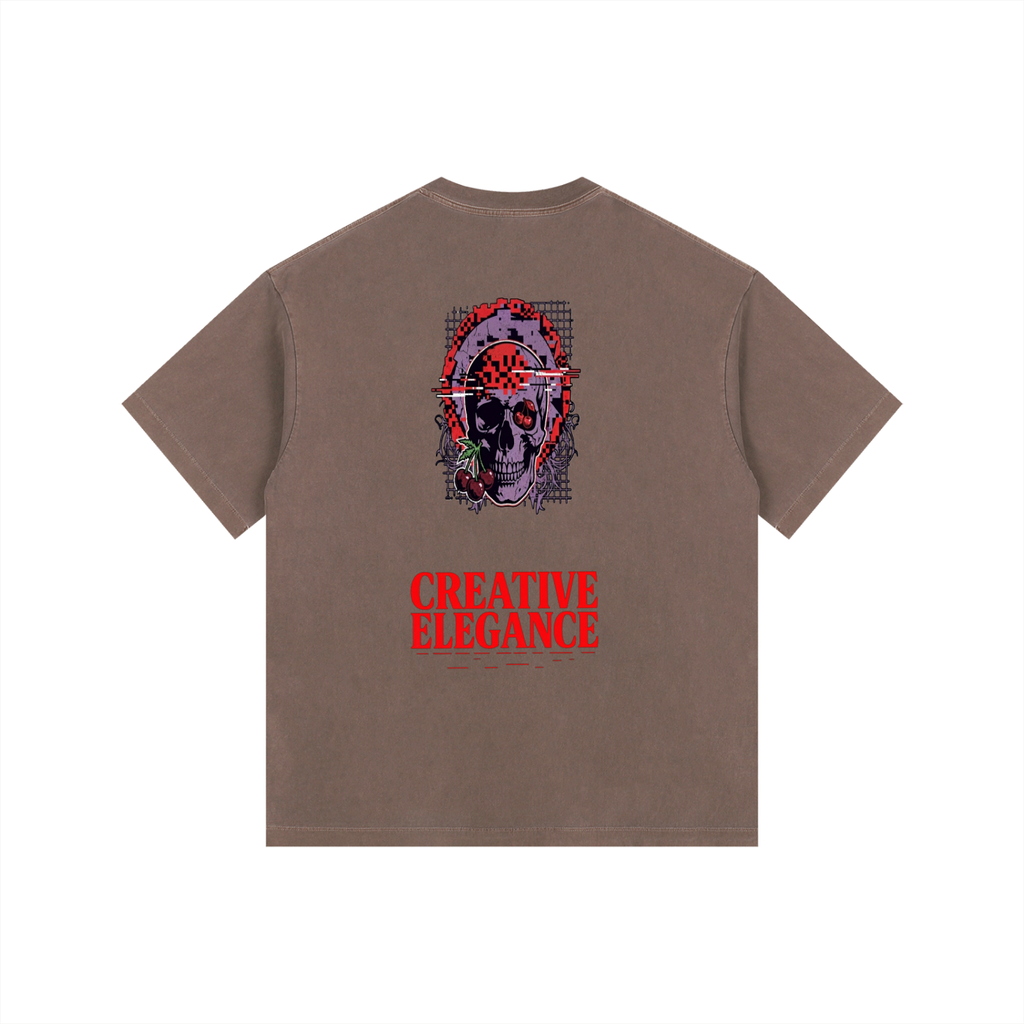 Vintage Washed Oversized Cotton T-Shirt