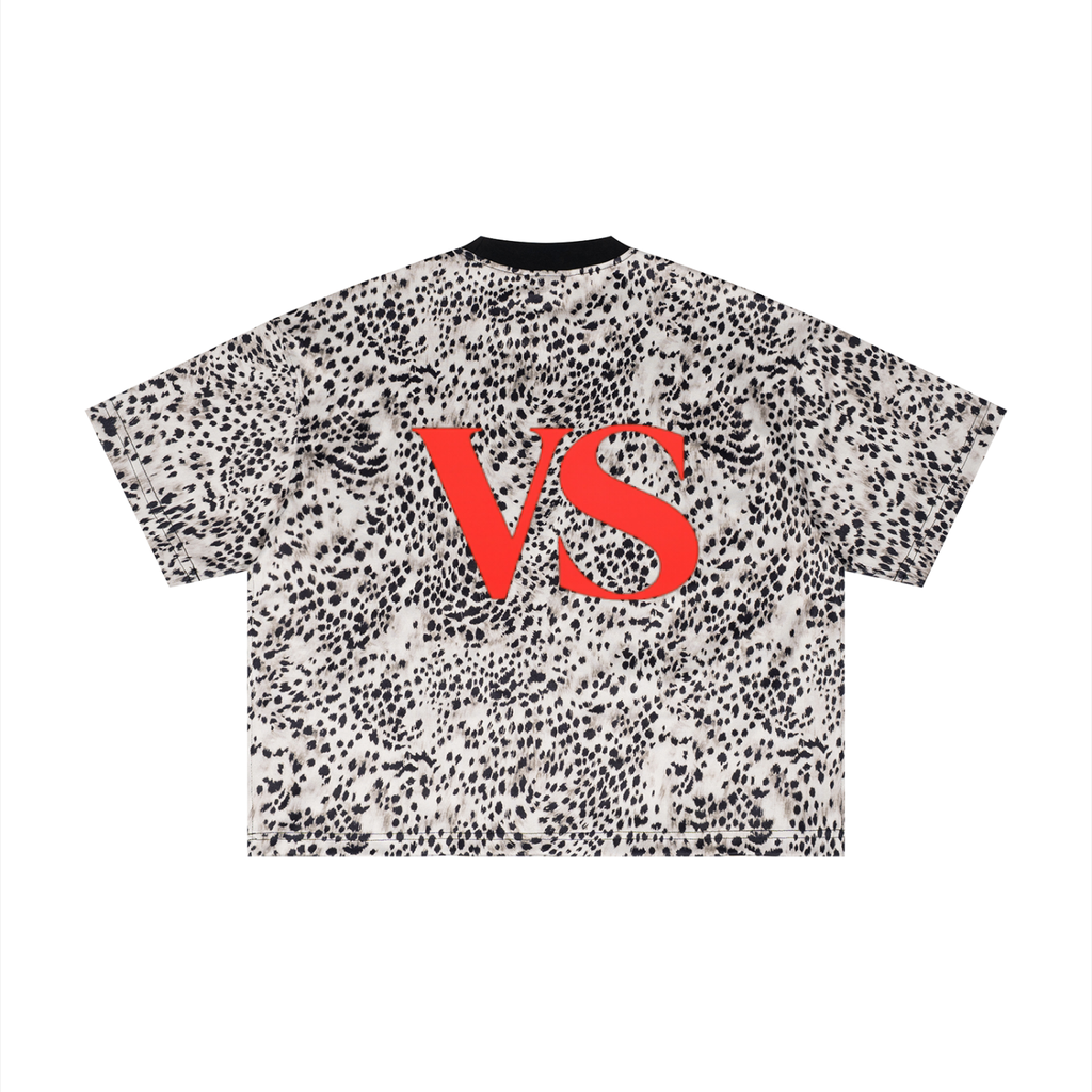 Unisex Leopard Print Boxy T-Shirt