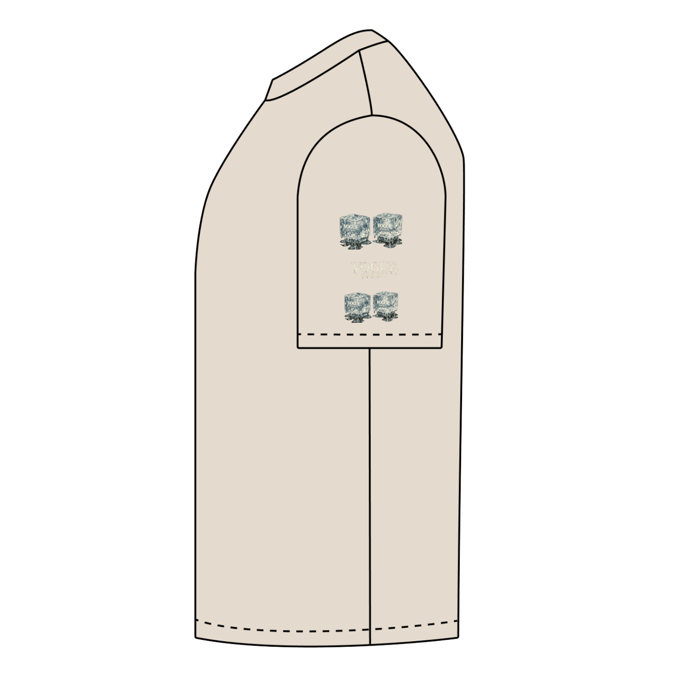 Snow Washed Heavyweight Oversize T-Shirt