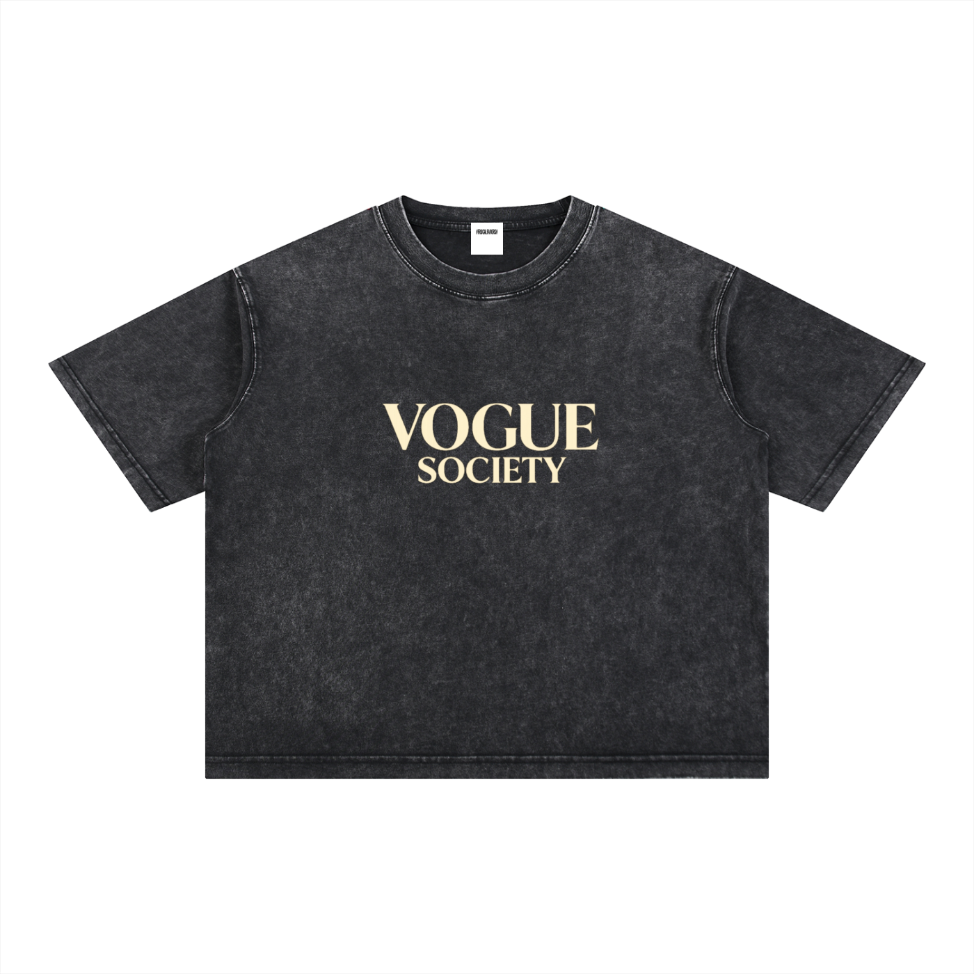 Mineral Wash Boxy Cotton T-Shirt