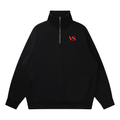 Quarter-Zip Drop Shoulder Sweatshirt