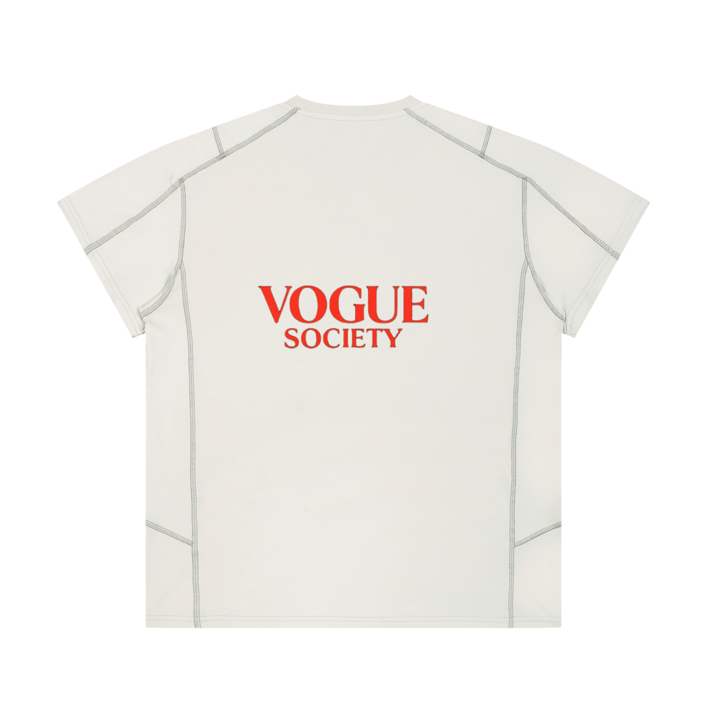 Unisex Contrast Stitch  Regular Fit T-Shirt