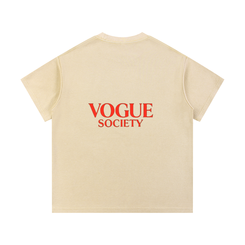 Mineral Wash Waffle Knit T-Shirt