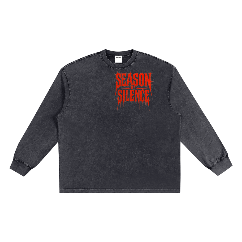 Snow Washed Frayed Edge T-Shirt