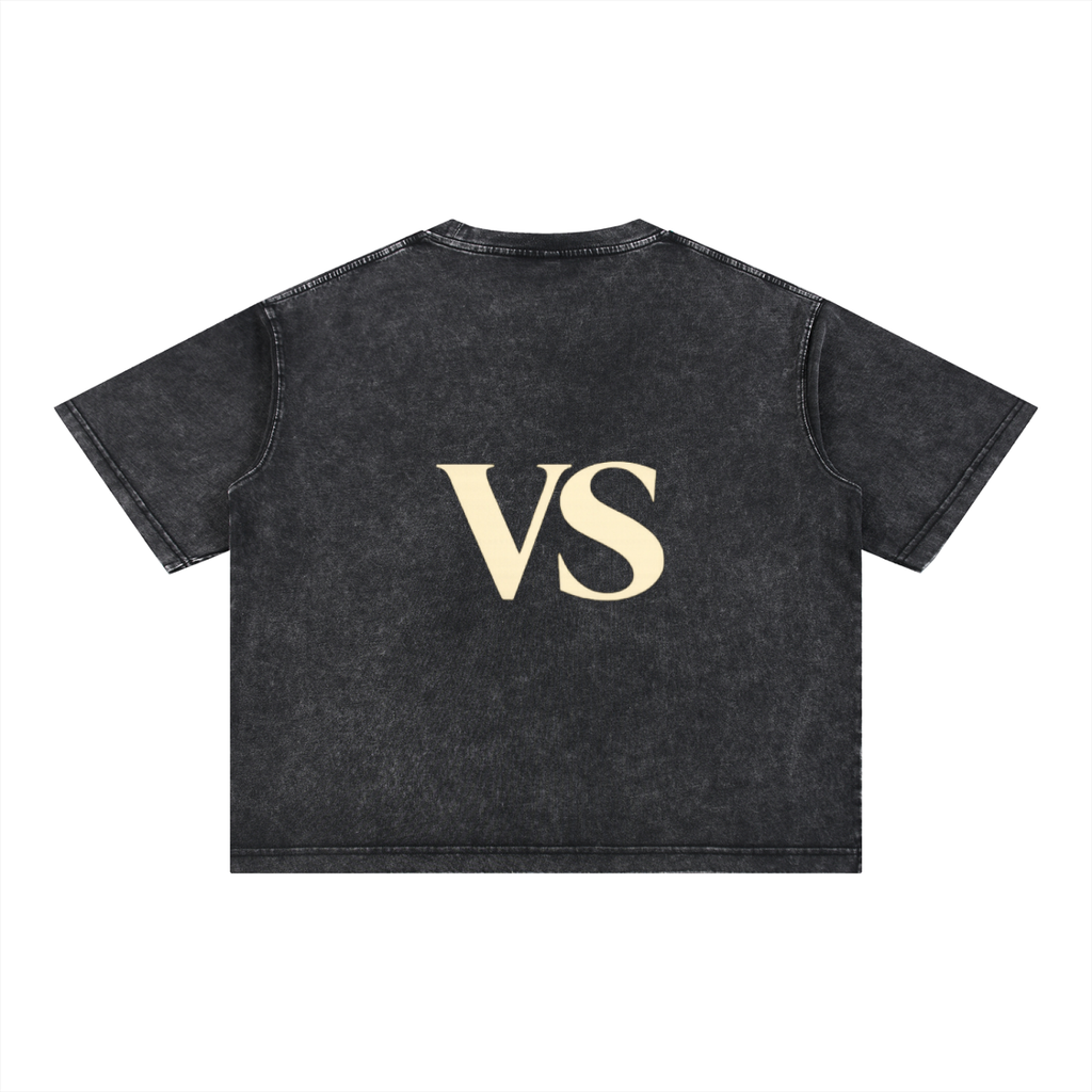 Mineral Wash Boxy Cotton T-Shirt