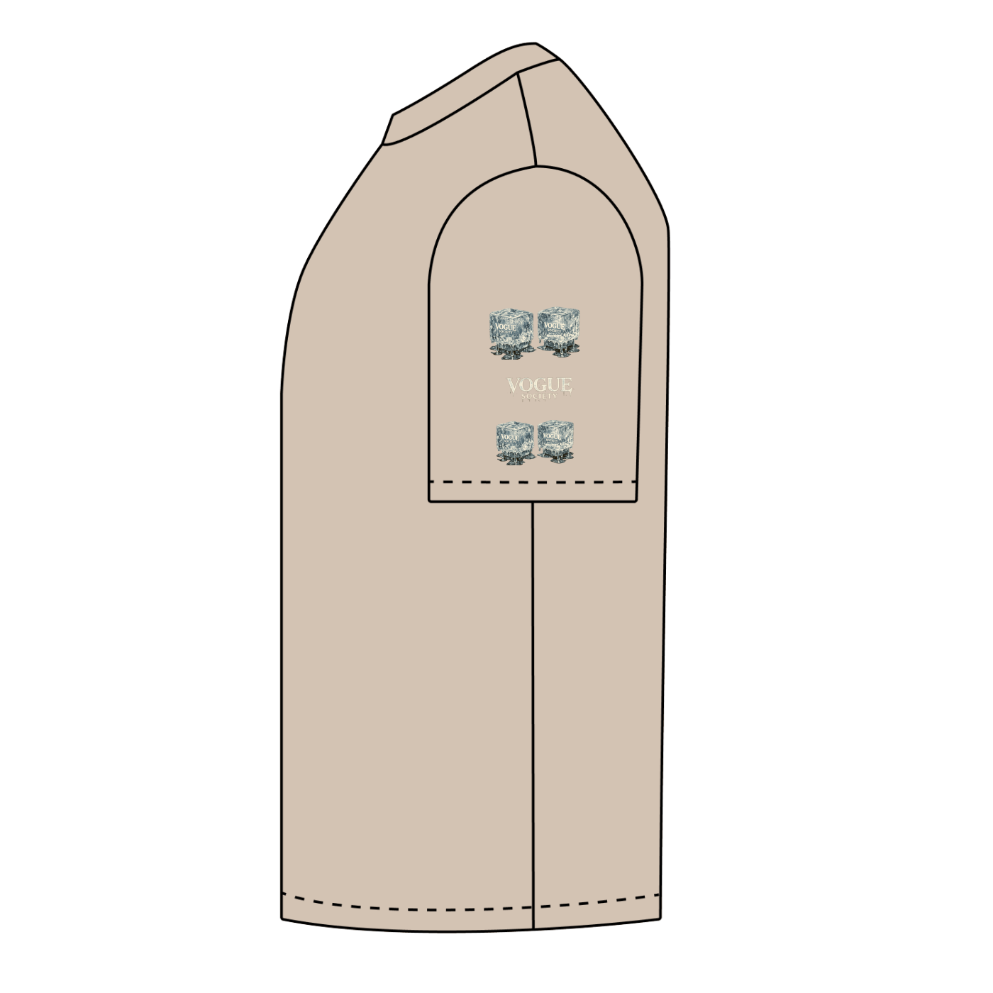 Snow Washed Heavyweight Oversize T-Shirt