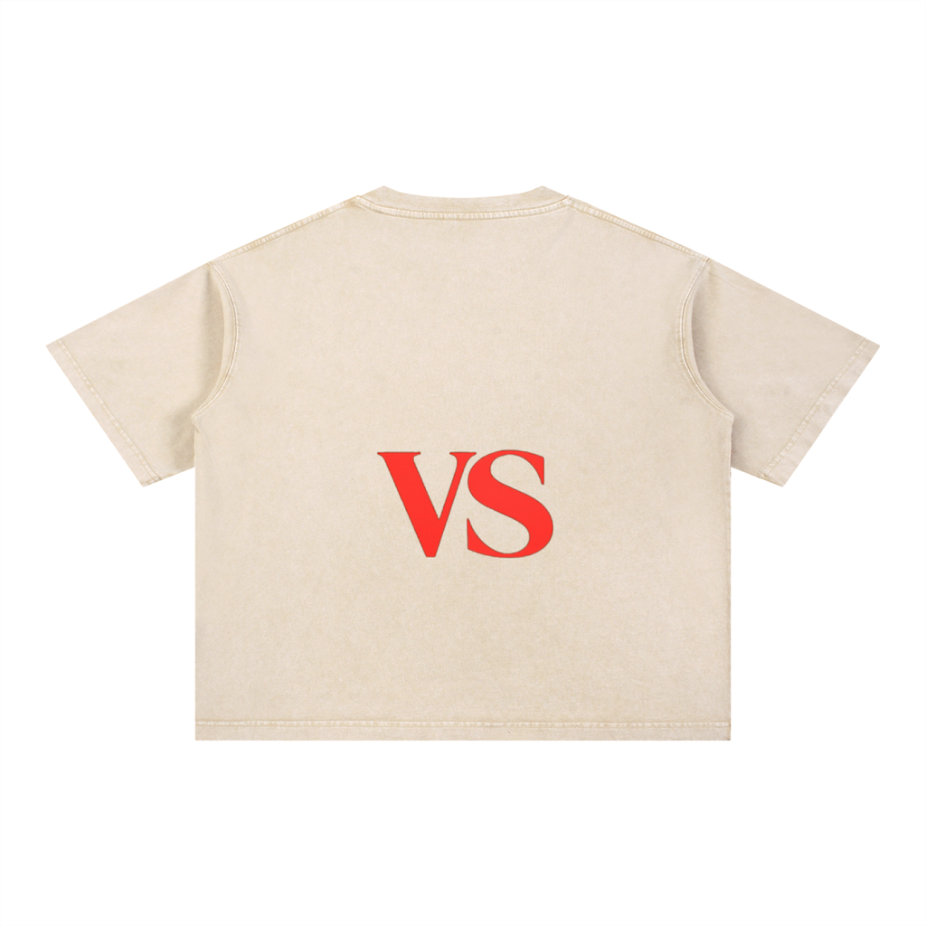 Mineral Wash Boxy Cotton T-Shirt