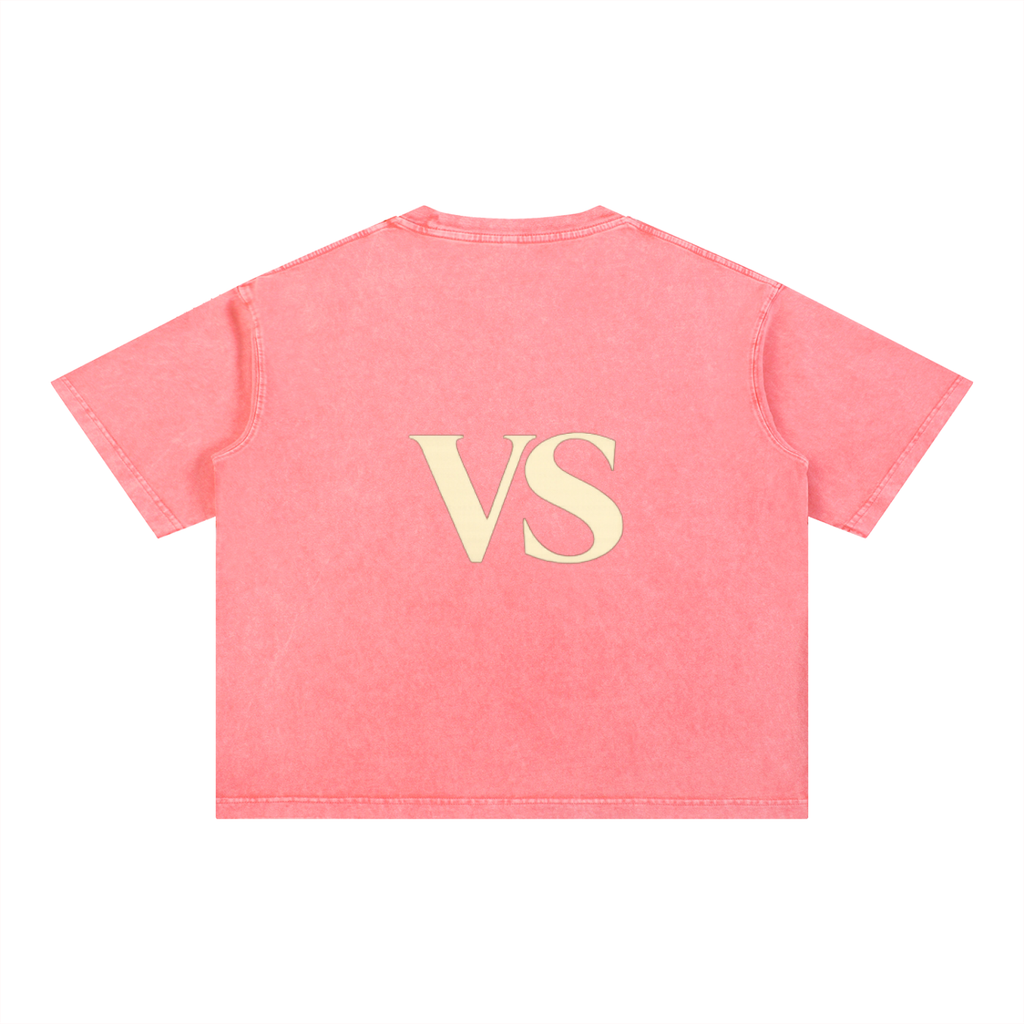 Mineral Wash Boxy Cotton T-Shirt