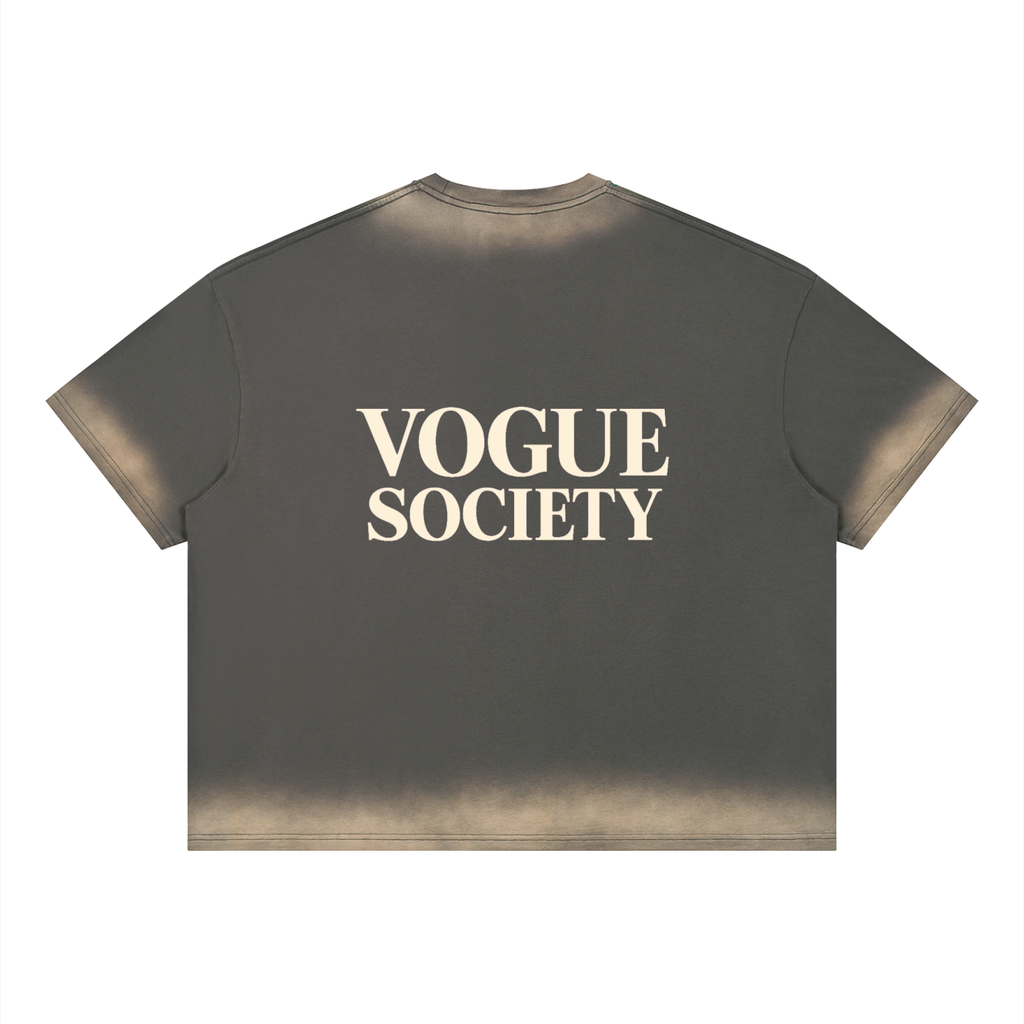 Unisex Boxy Sunfade Vintage Wash T-Shirt