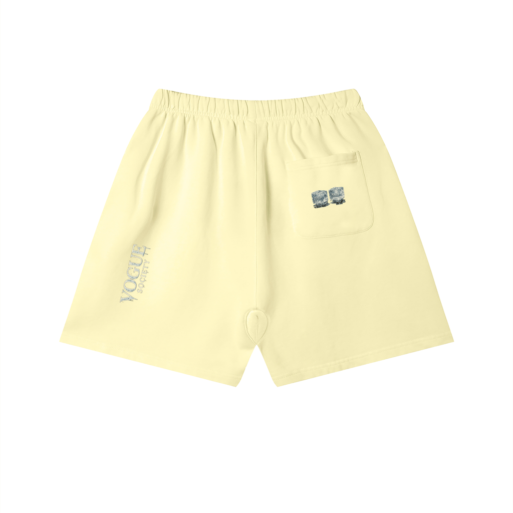 Unisex Vintage Wash Cotton Shorts