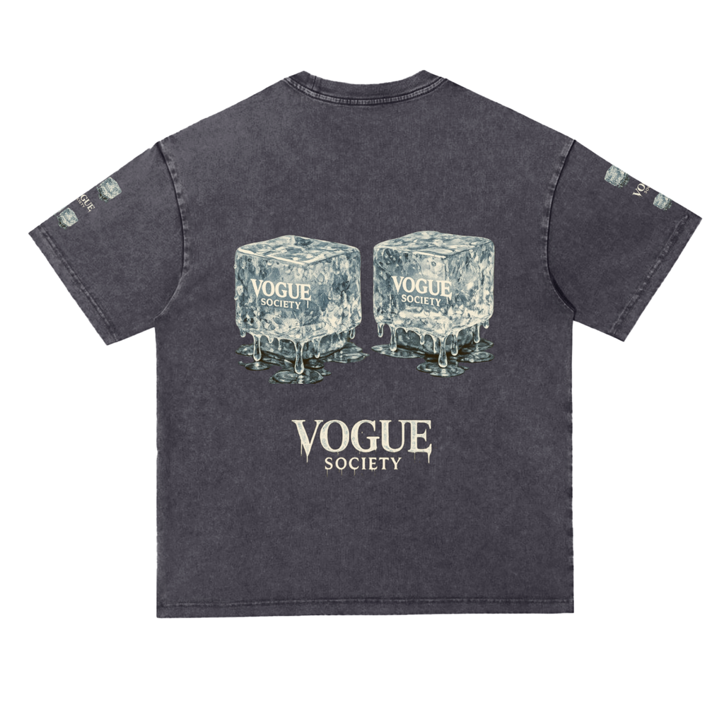 Snow Washed Heavyweight Oversize T-Shirt