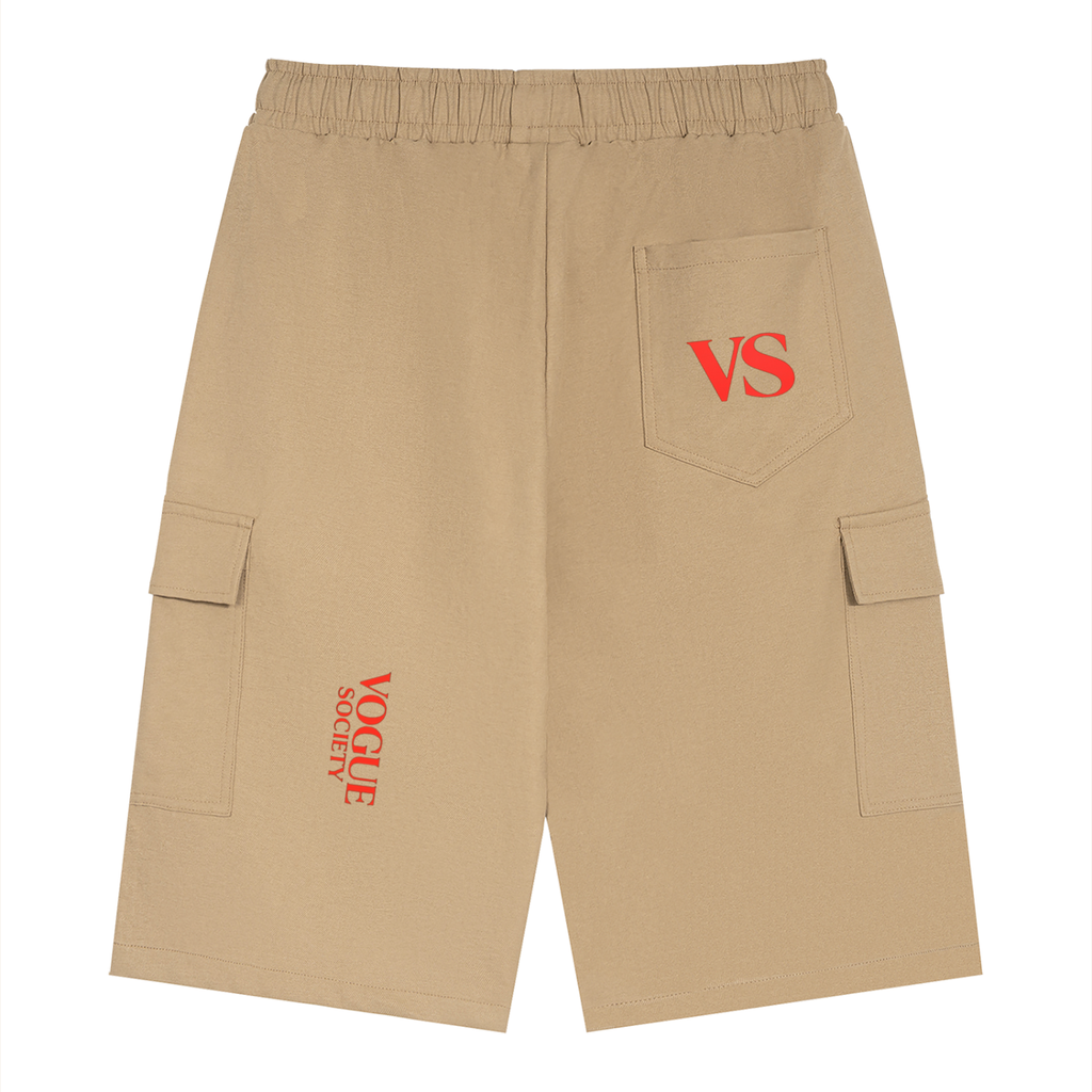 Unisex Drawstring Cargo Shorts