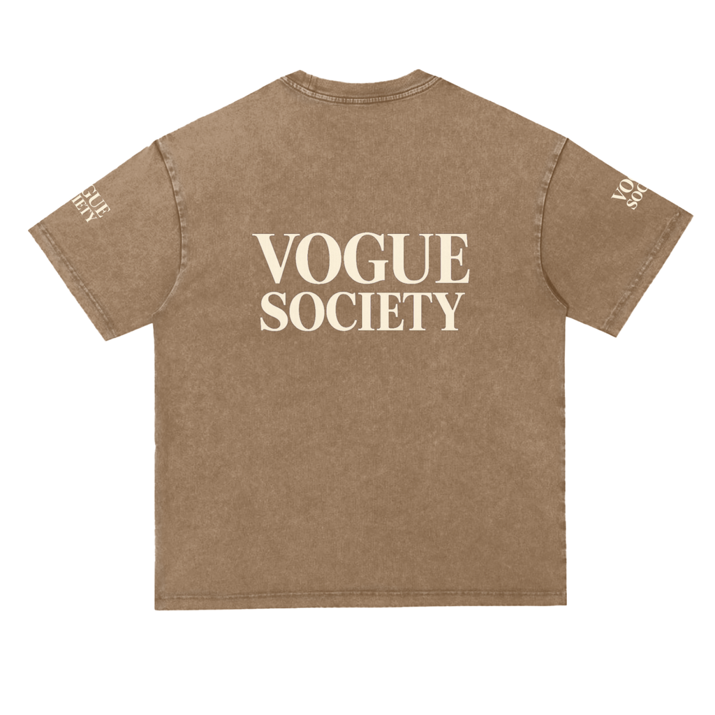 Snow Washed Heavyweight Oversize T-Shirt