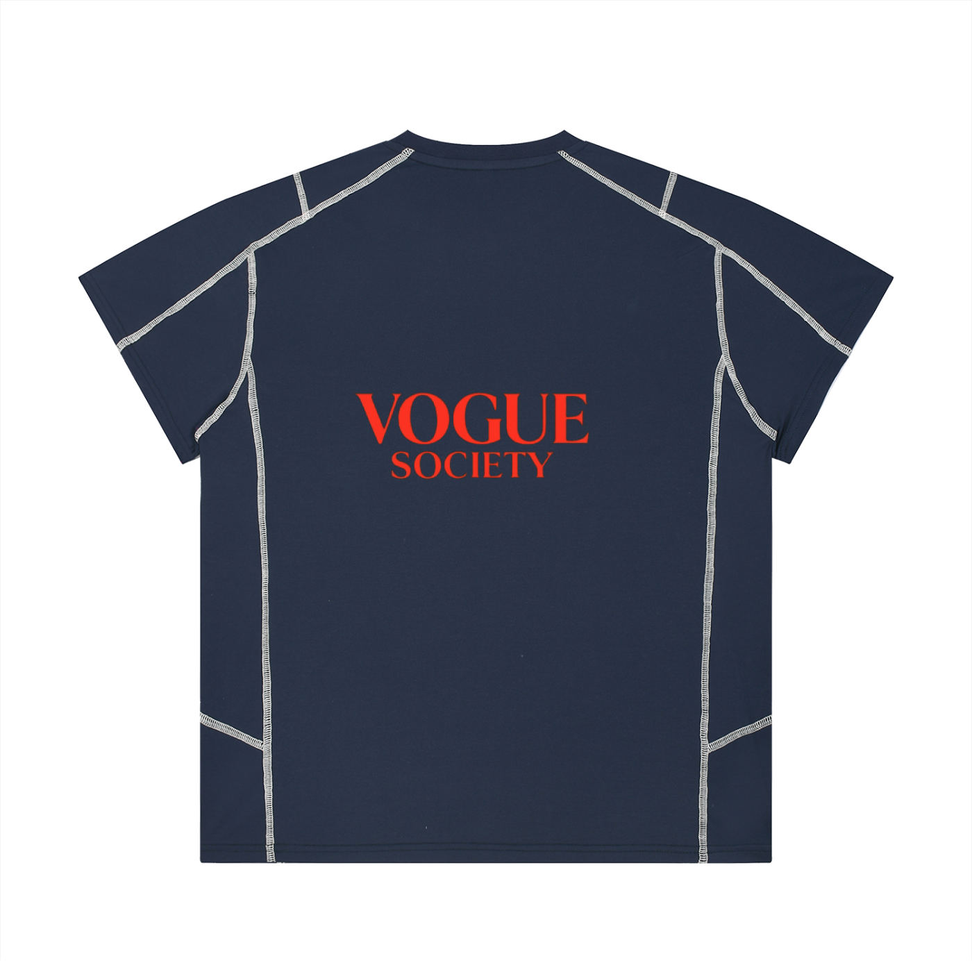 Unisex Contrast Stitch  Regular Fit T-Shirt