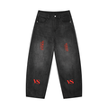 Men's Sunfade Vintage Wash Barrel Leg Jeans