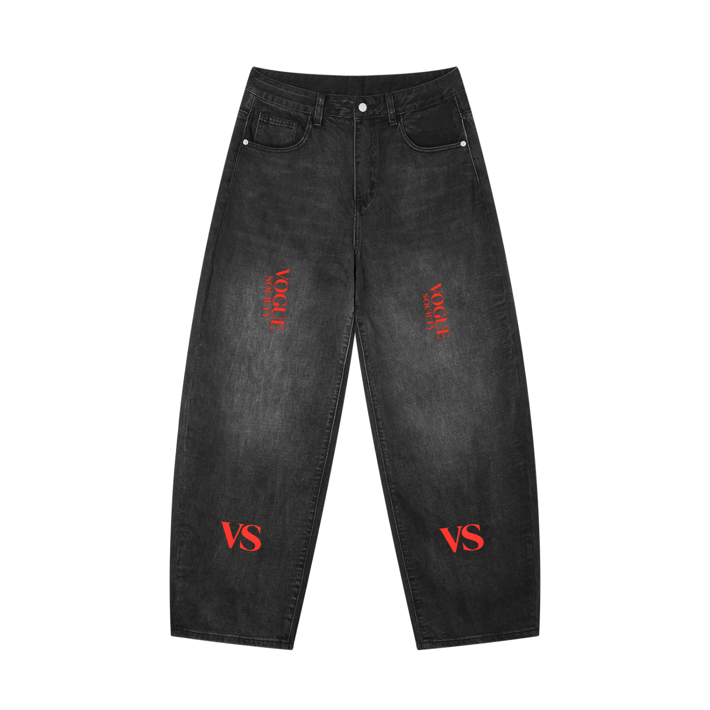 Men's Sunfade Vintage Wash Barrel Leg Jeans