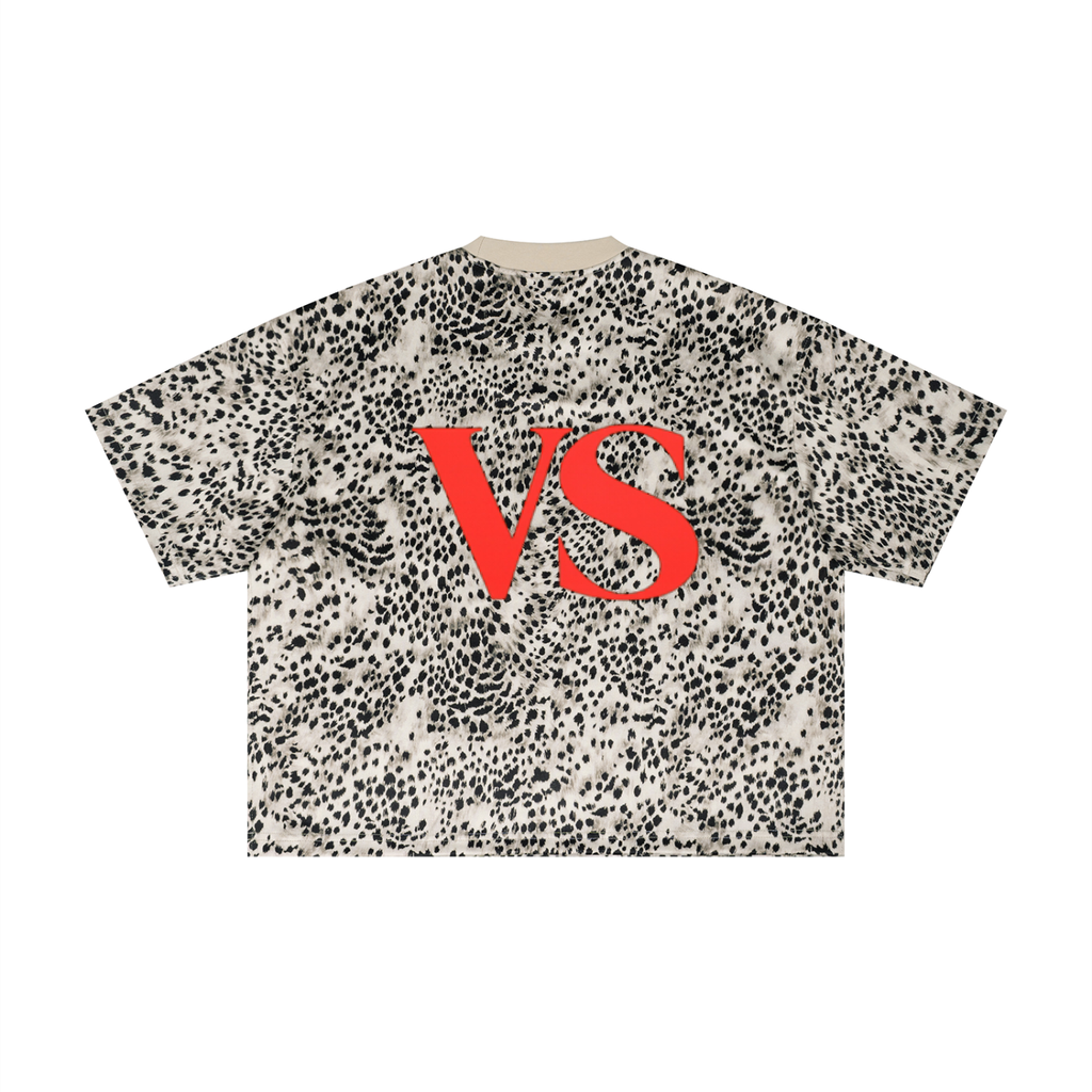 Unisex Leopard Print Boxy T-Shirt