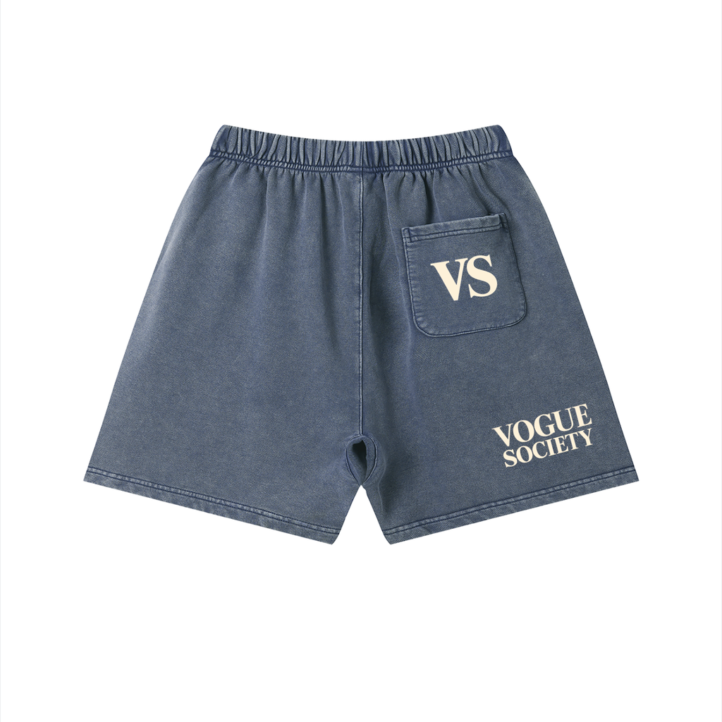 Unisex Vintage Wash Cotton Shorts