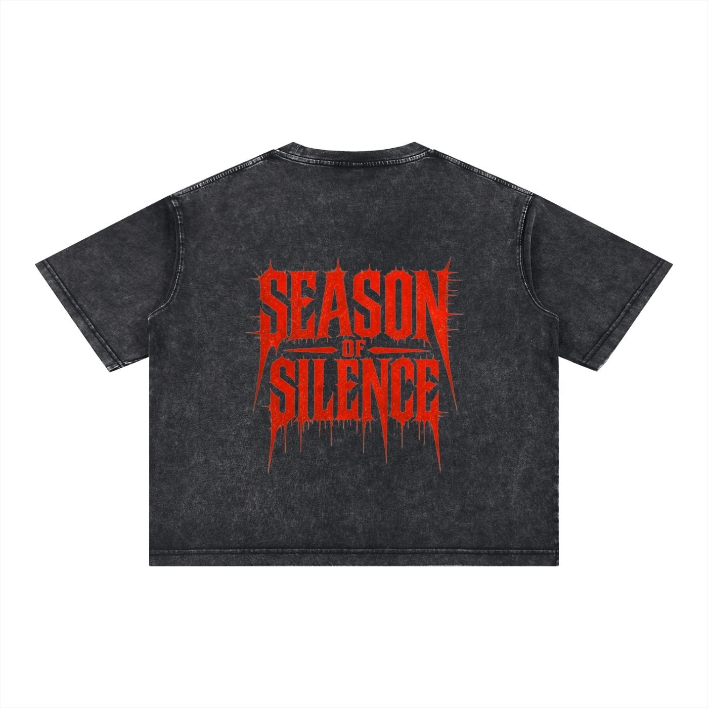 Mineral Wash Boxy Cotton T-Shirt