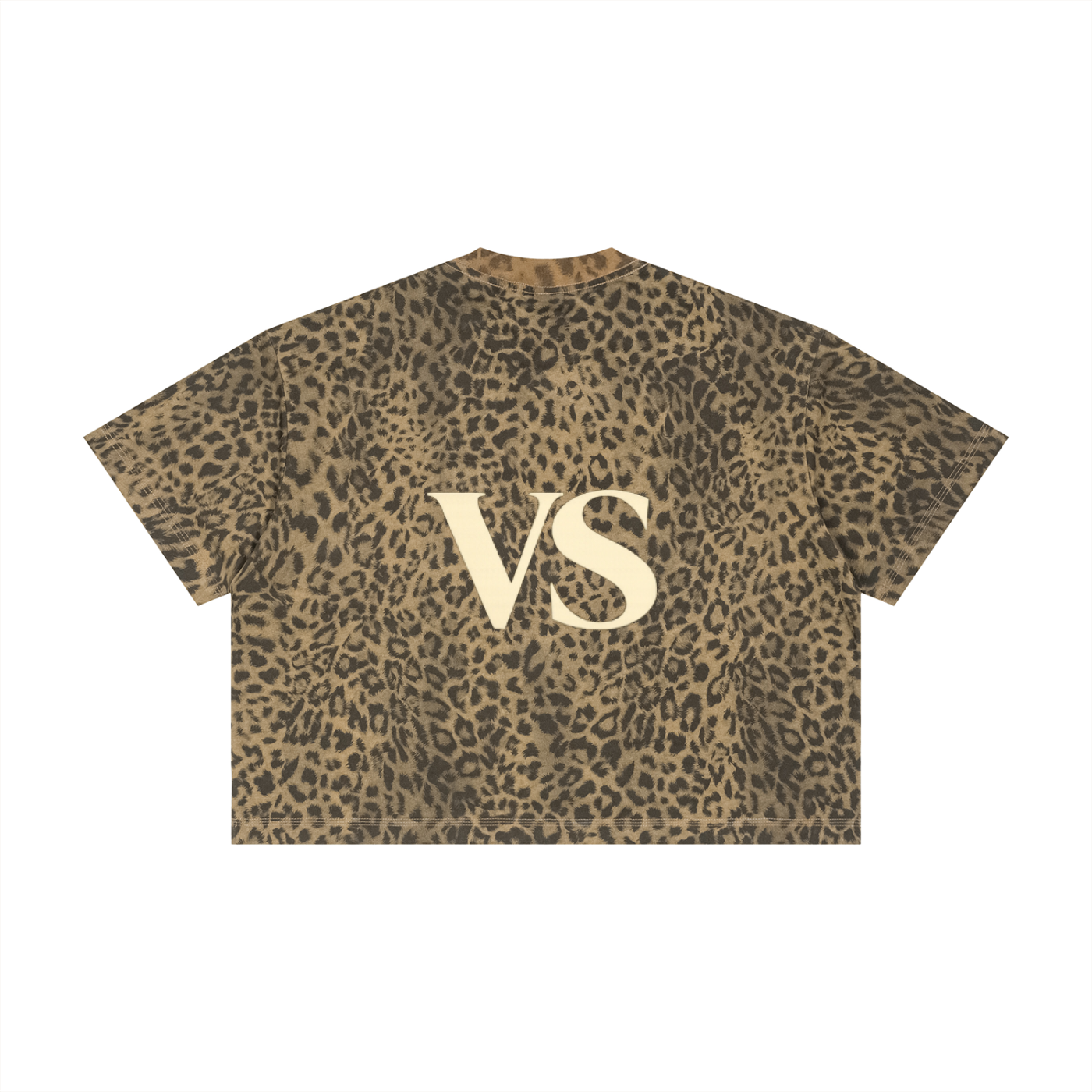 Unisex Leopard Print Boxy T-Shirt