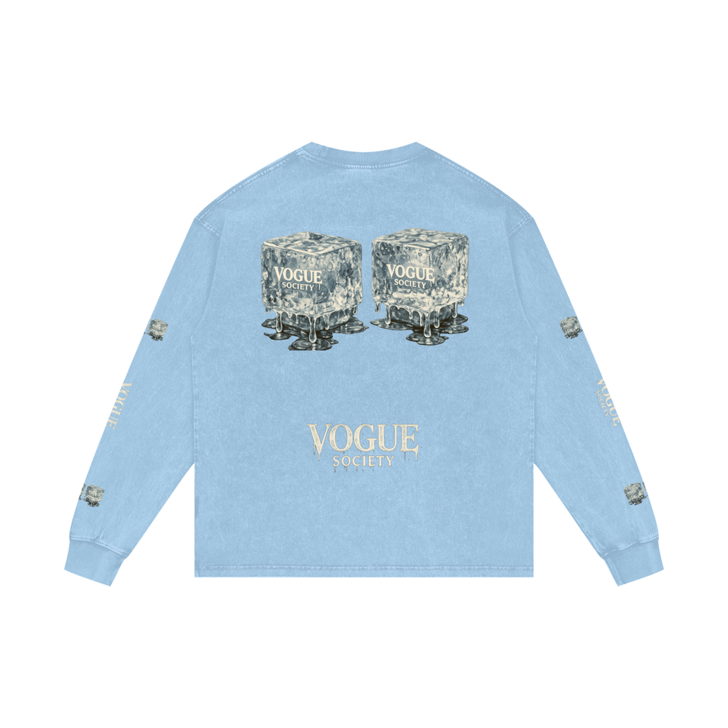 Acid Wash Oversize Long Sleeve T-Shirt (Copy)