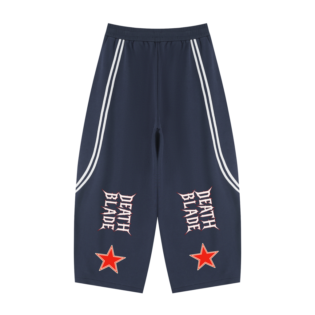 Unisex Wide Leg Piping Sweatpants