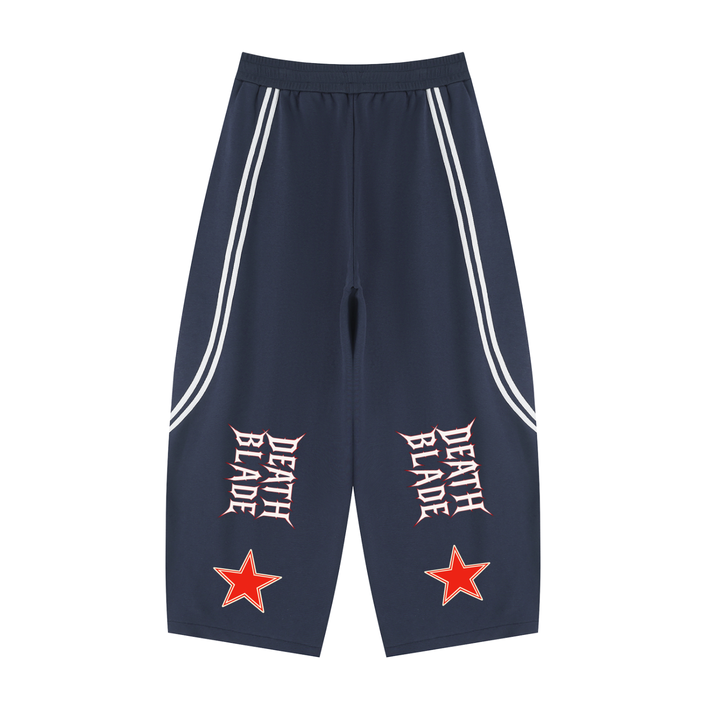 Unisex Wide Leg Piping Sweatpants