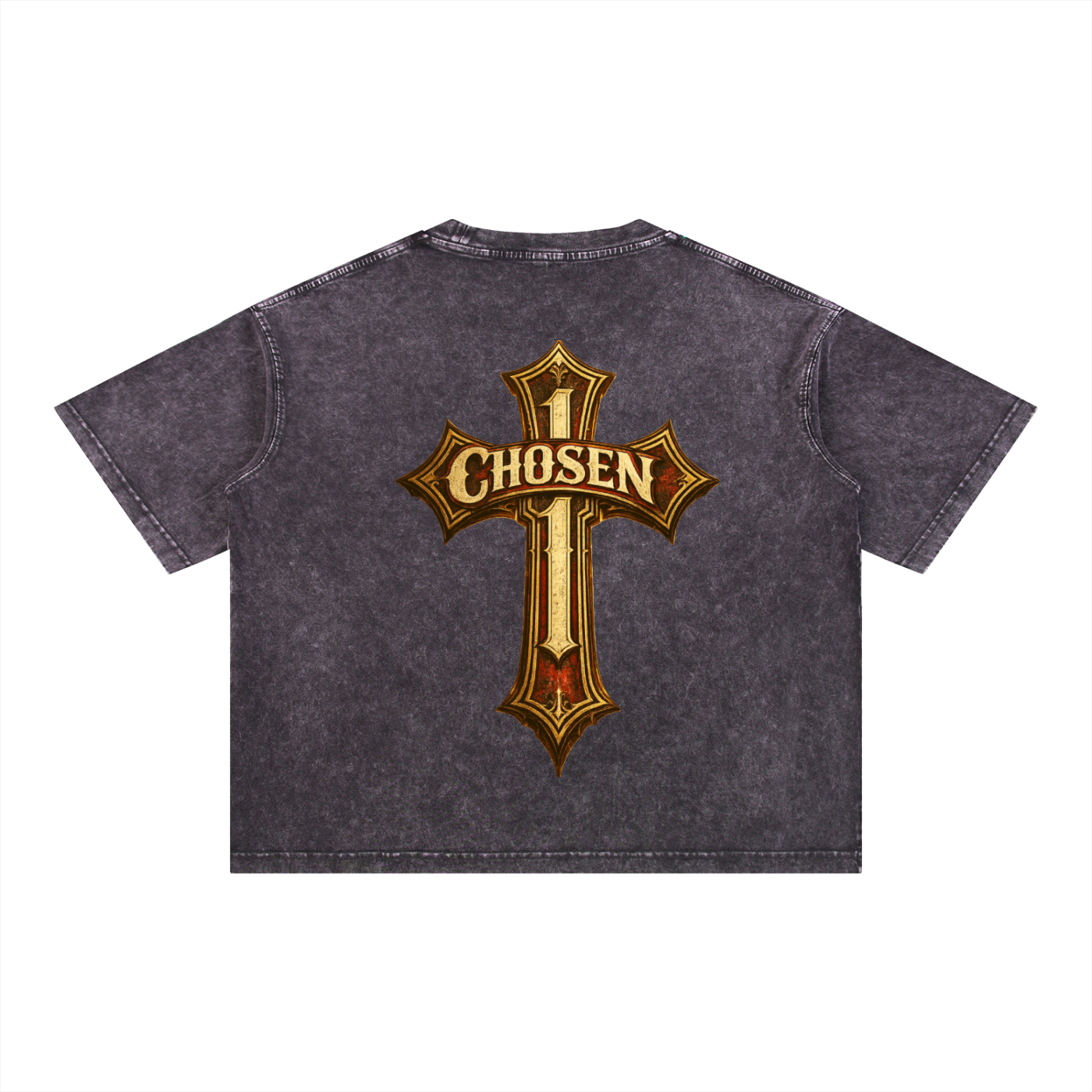 Mineral Wash Boxy Cotton T-Shirt