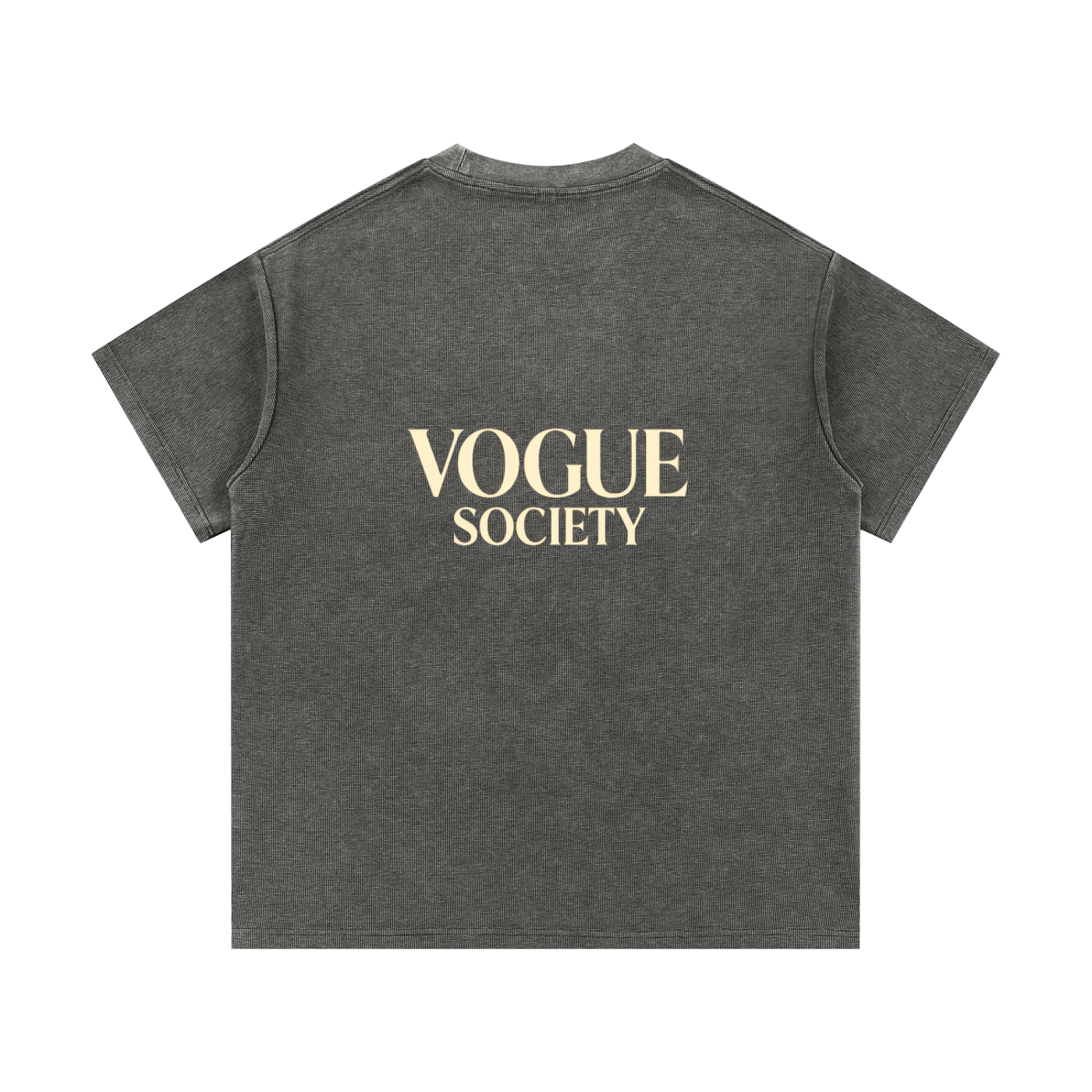 Mineral Wash Waffle Knit T-Shirt