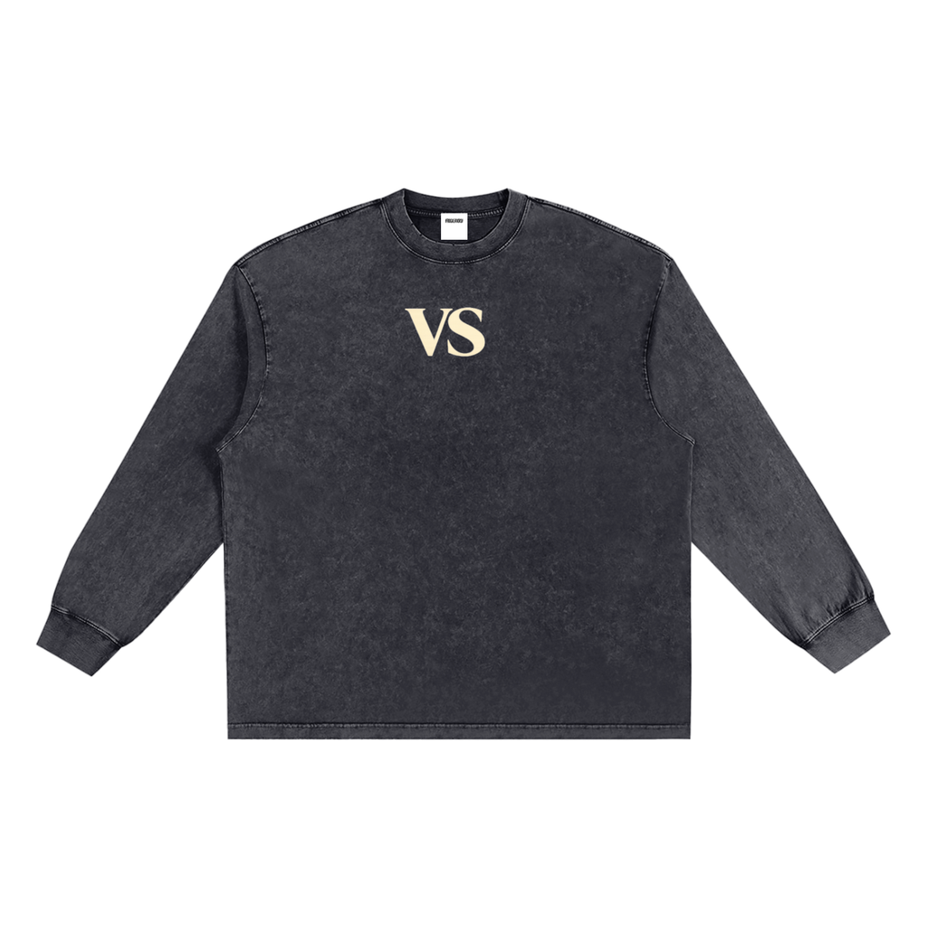 Snow Washed Frayed Edge T-Shirt