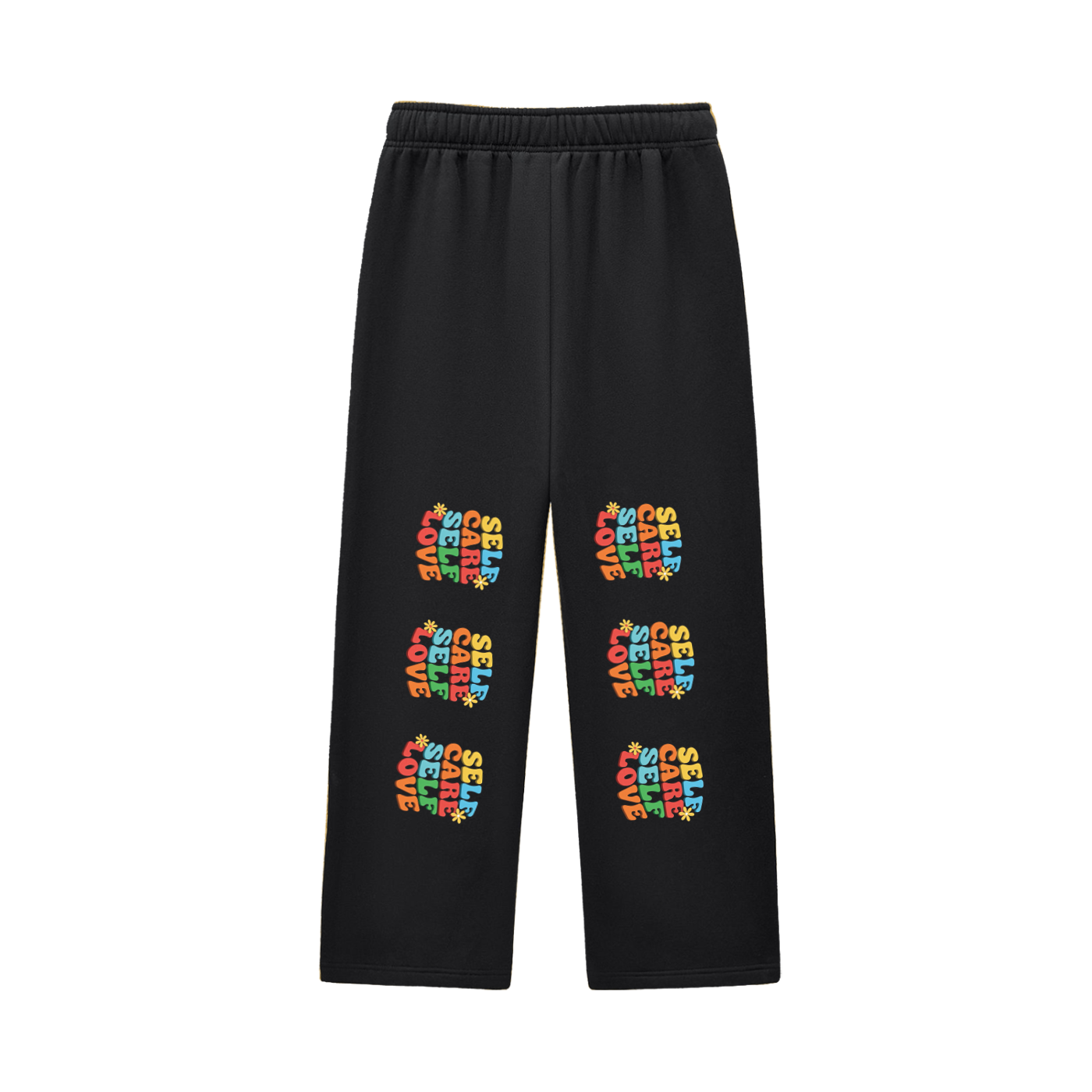 Contrast-Stitched Fleece Sweatpants