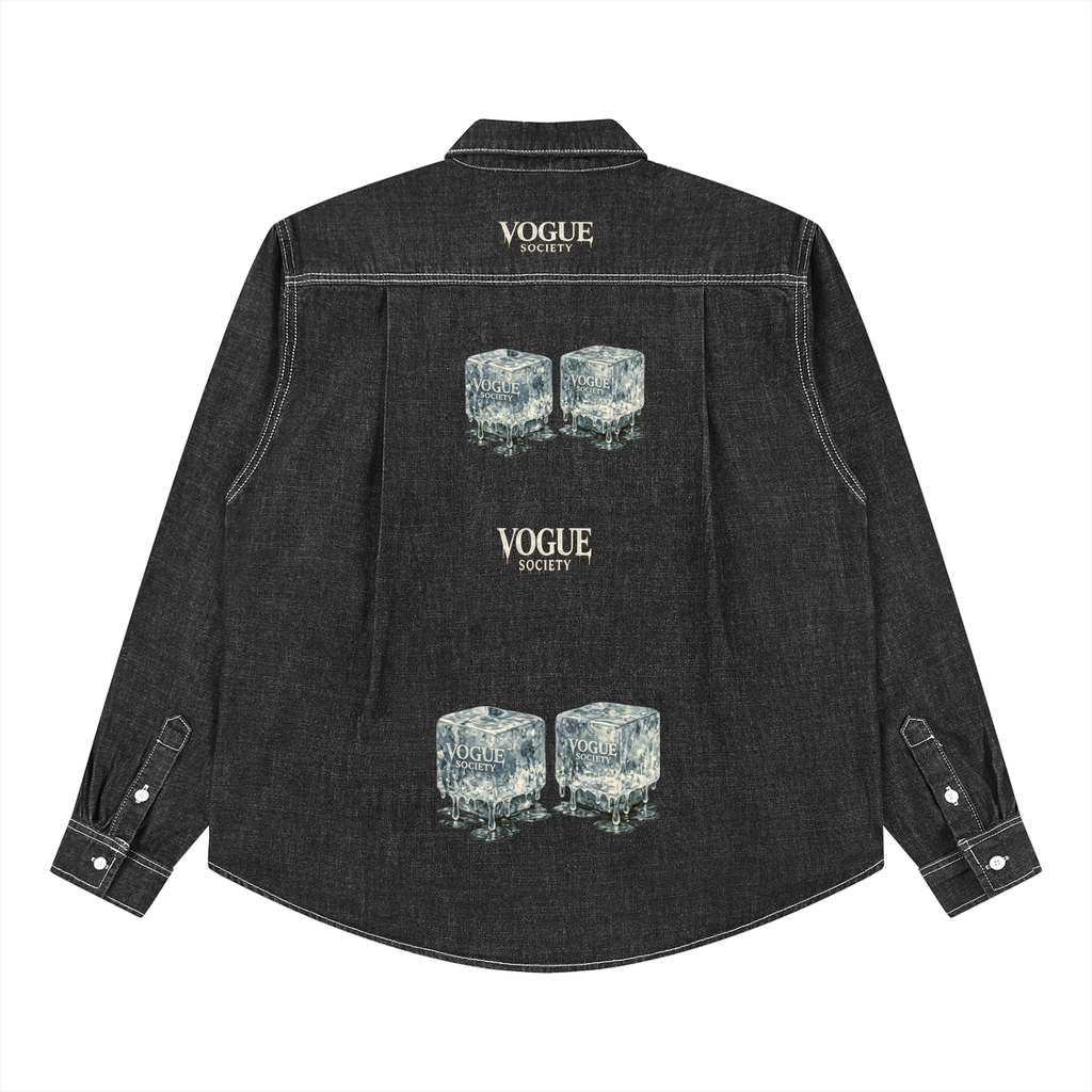 Unisex Vintage Wash Denim Shirt