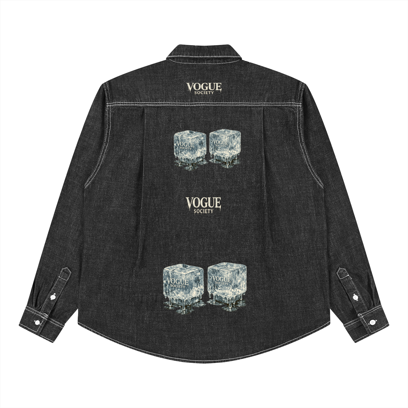 Unisex Vintage Wash Denim Shirt