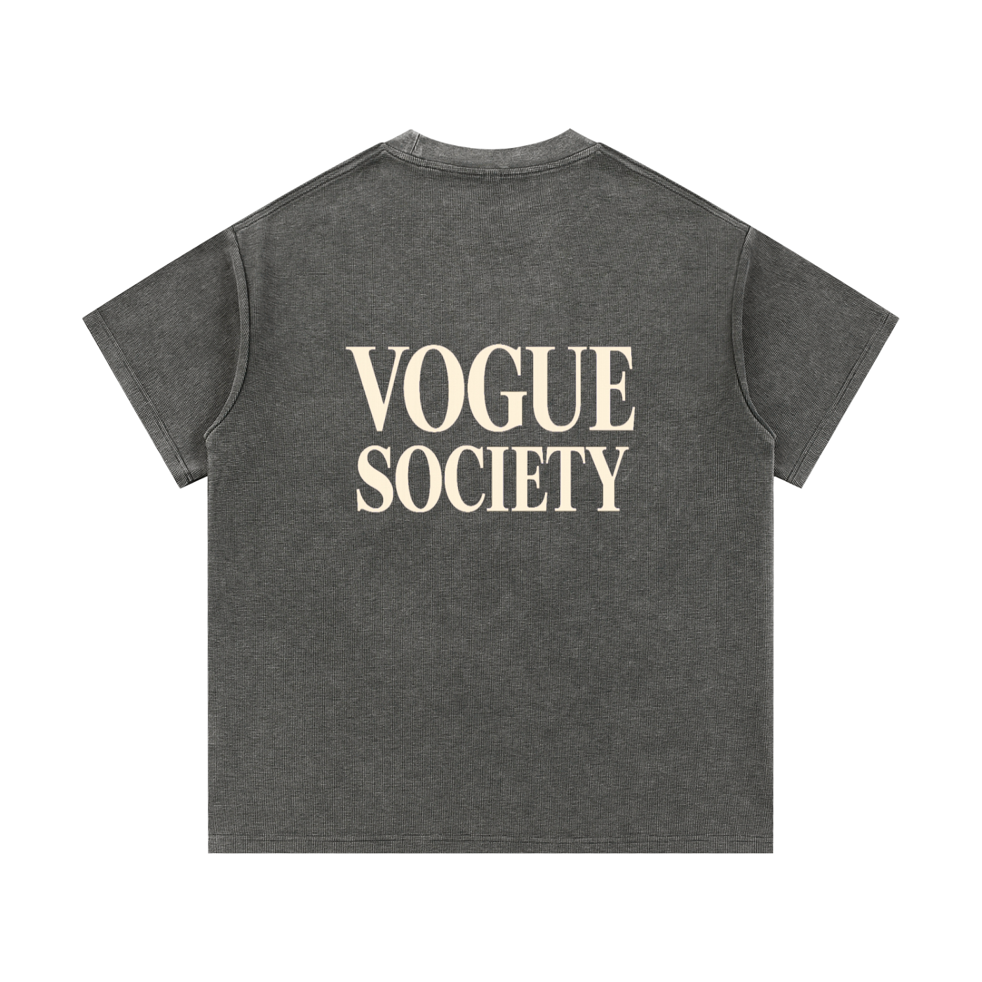 Mineral Wash Waffle Knit T-Shirt
