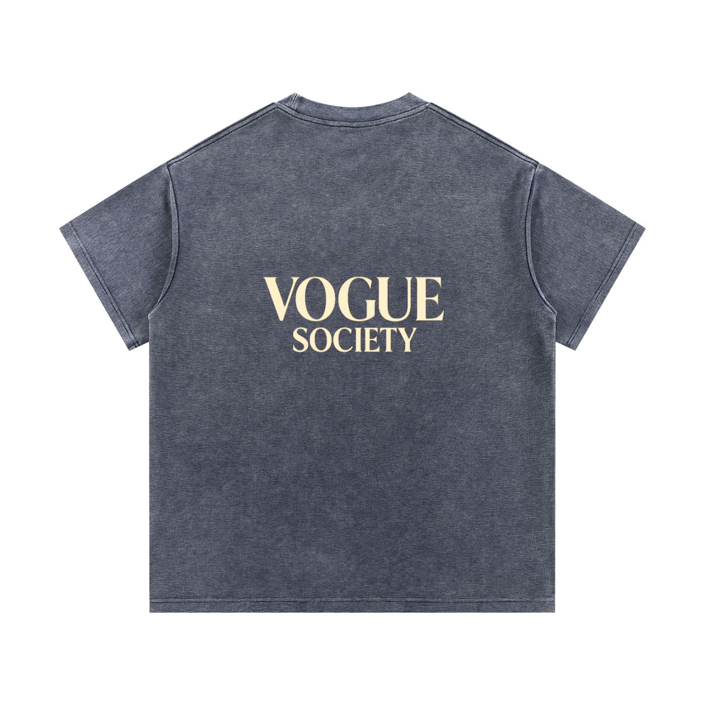 Mineral Wash Waffle Knit T-Shirt