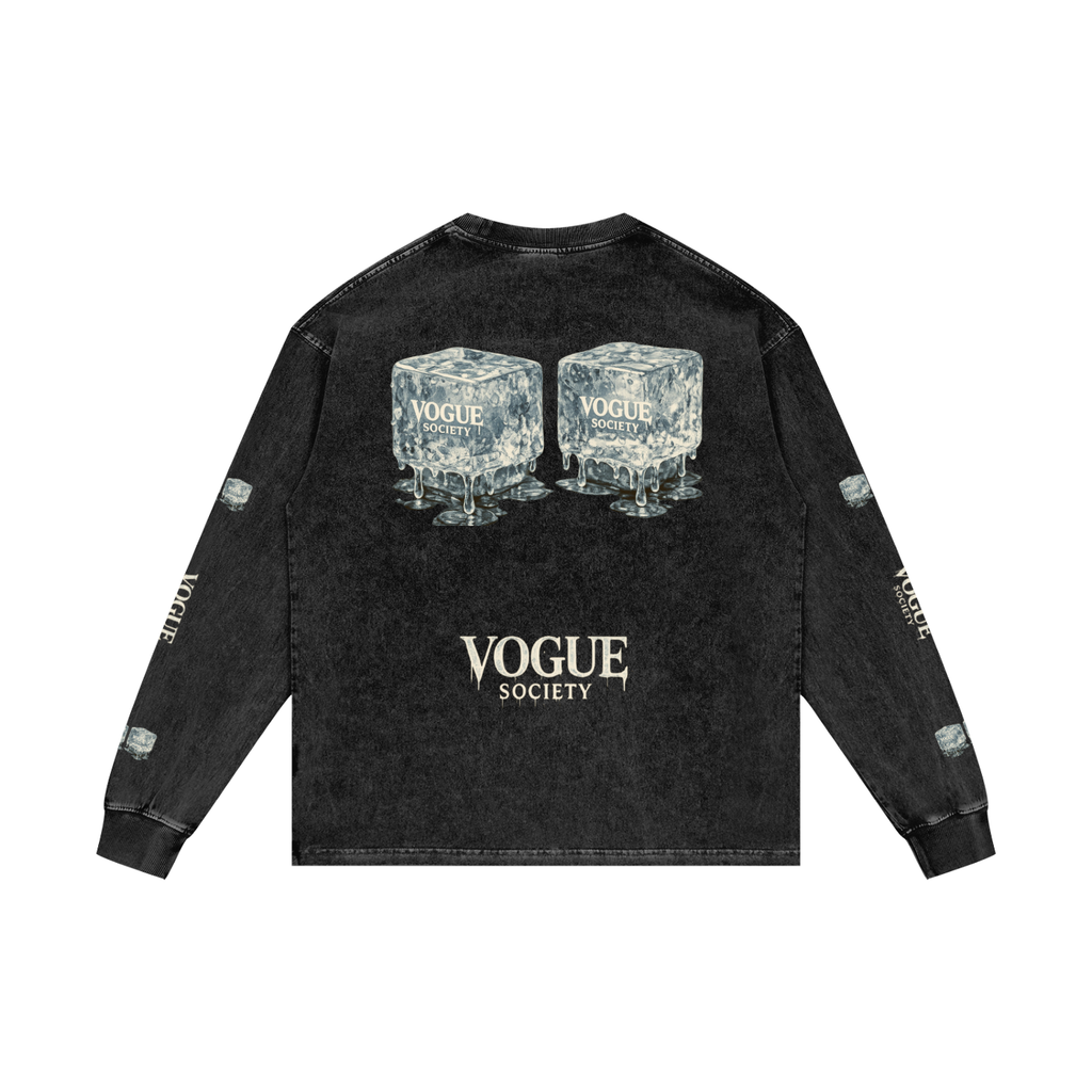 Acid Wash Oversize Long Sleeve T-Shirt (Copy)