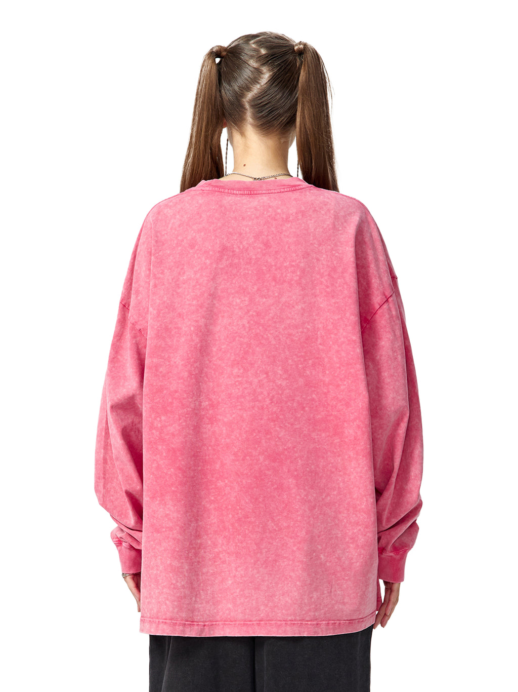 Snow Washed Frayed Edge T-Shirt