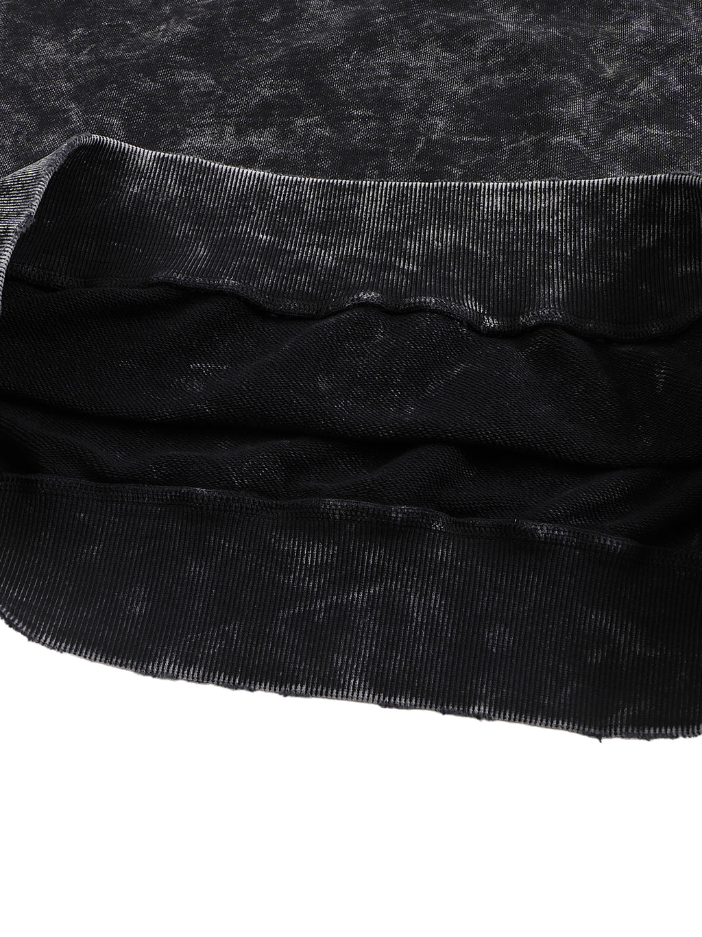 Snow Washed Hand-Frayed Sweatshirt
