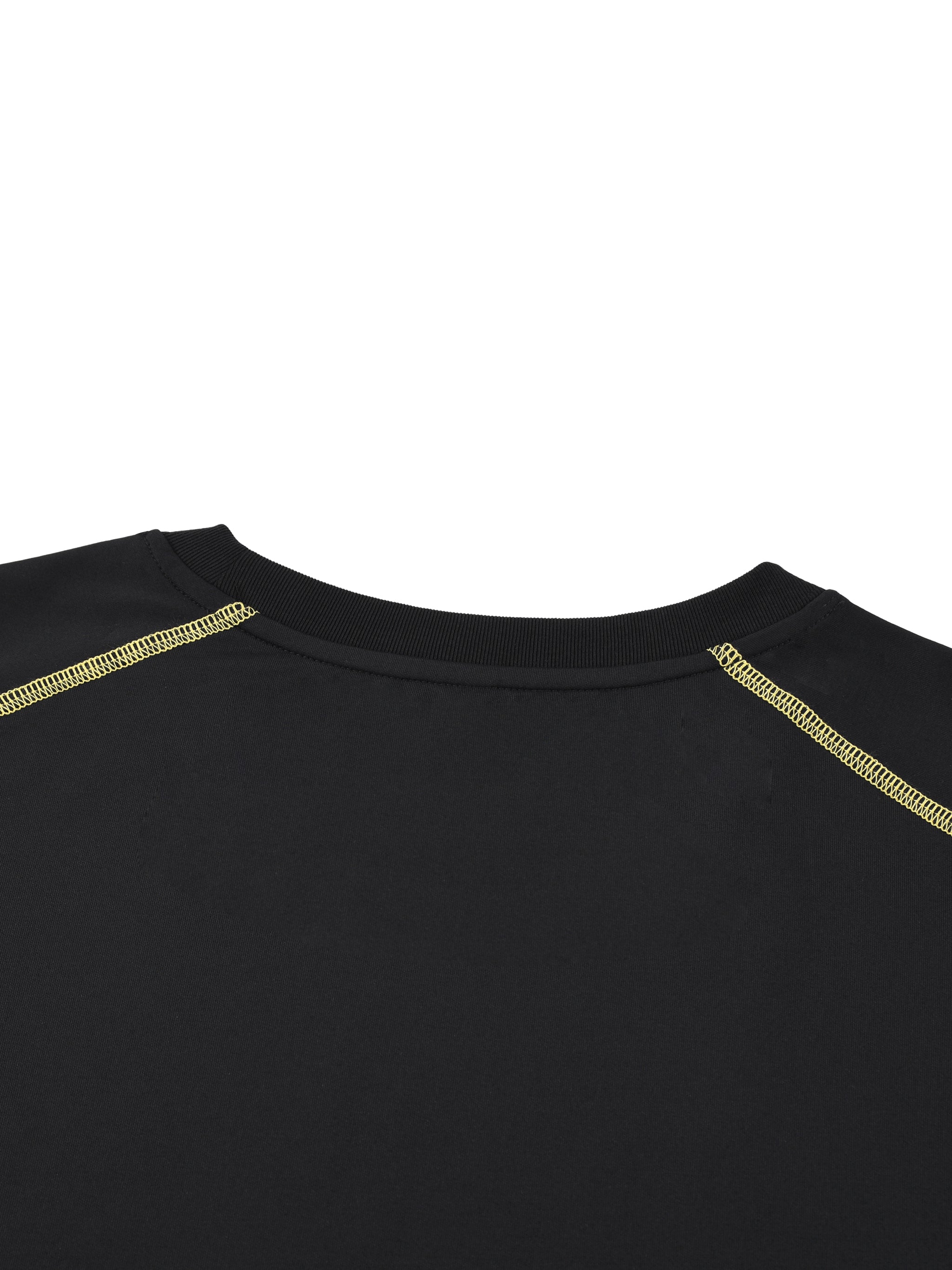 Unisex Contrast Stitch  Regular Fit T-Shirt
