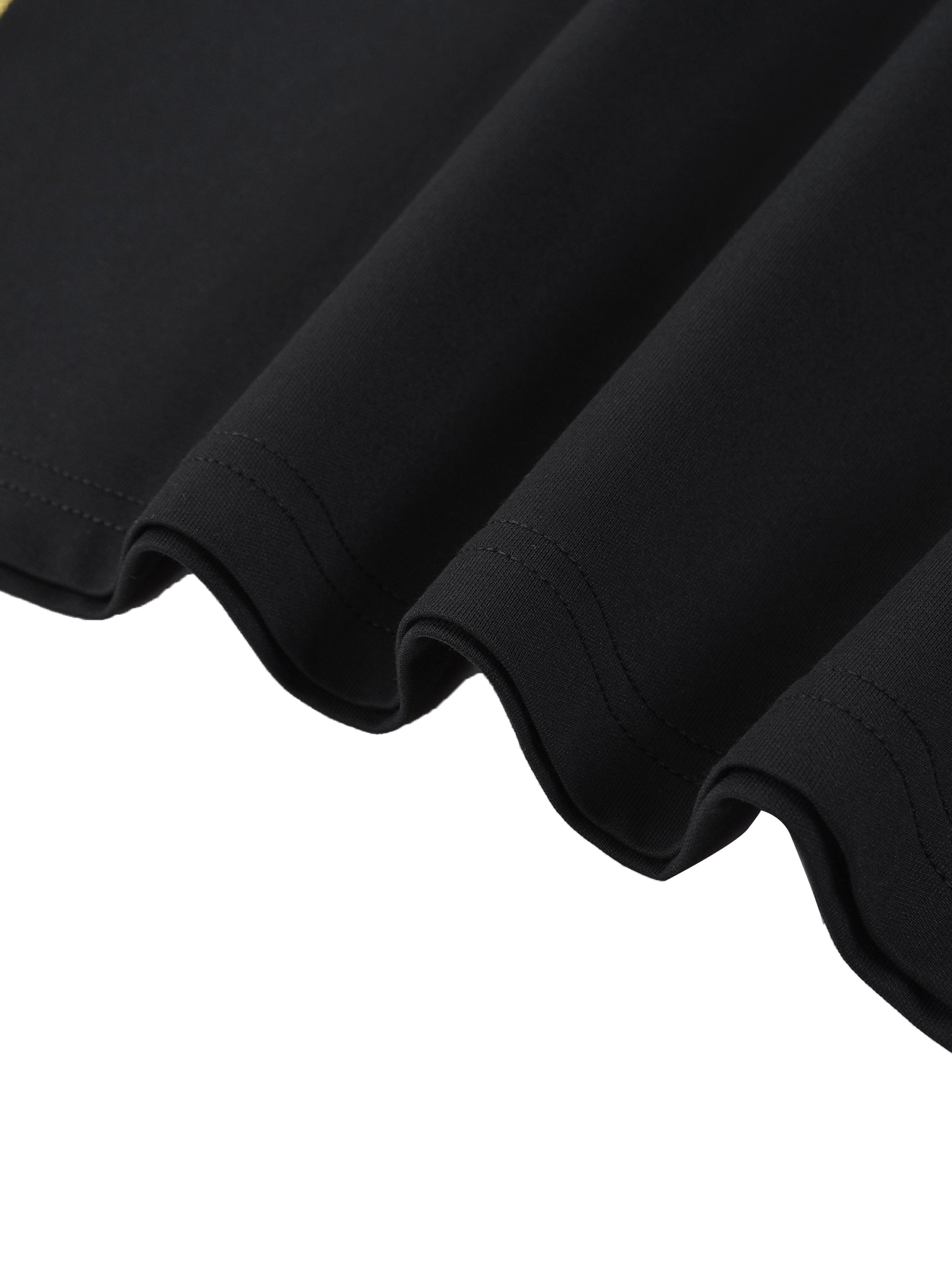 Unisex Contrast Stitch  Regular Fit T-Shirt