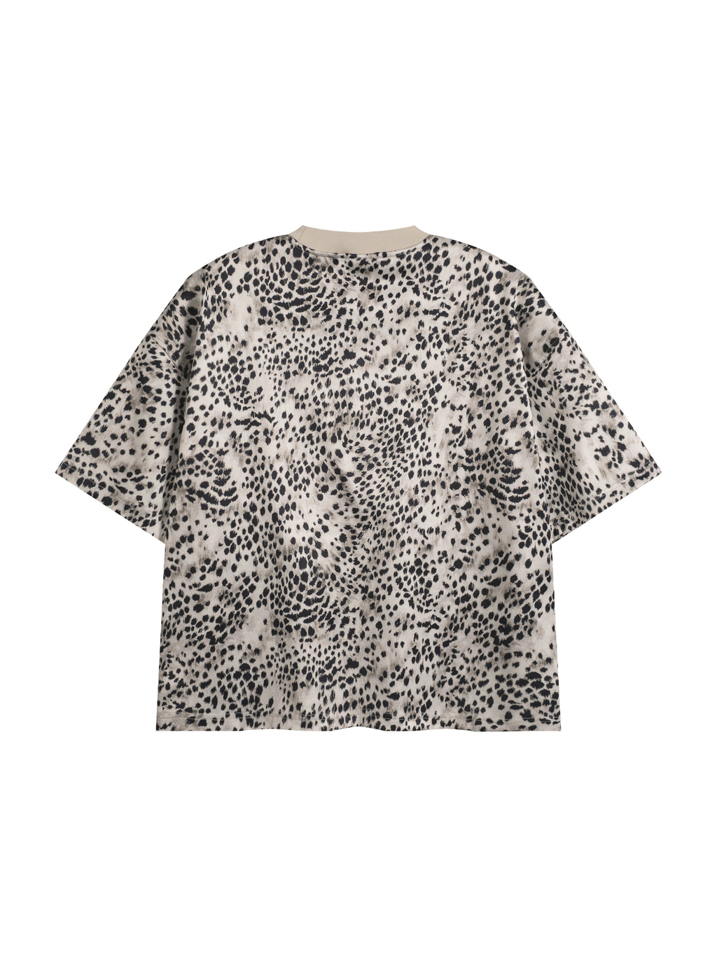 Unisex Leopard Print Boxy T-Shirt