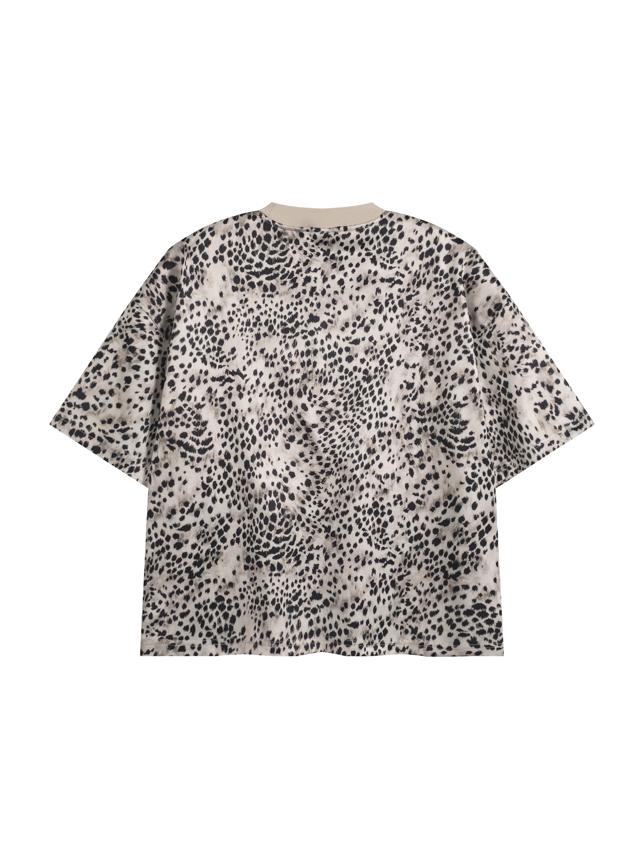 Unisex Leopard Print Boxy T-Shirt